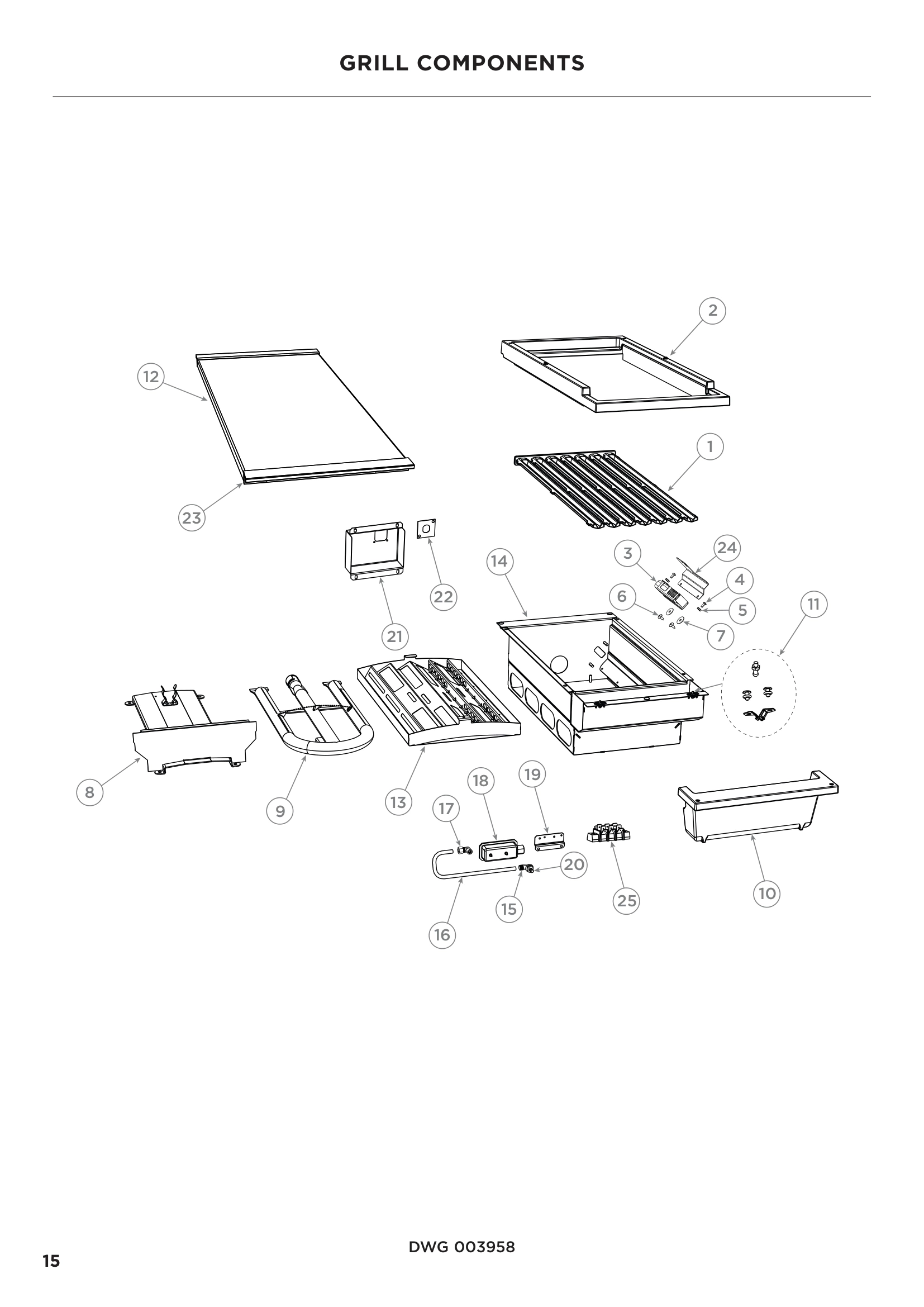 GRILL COMPONENTS