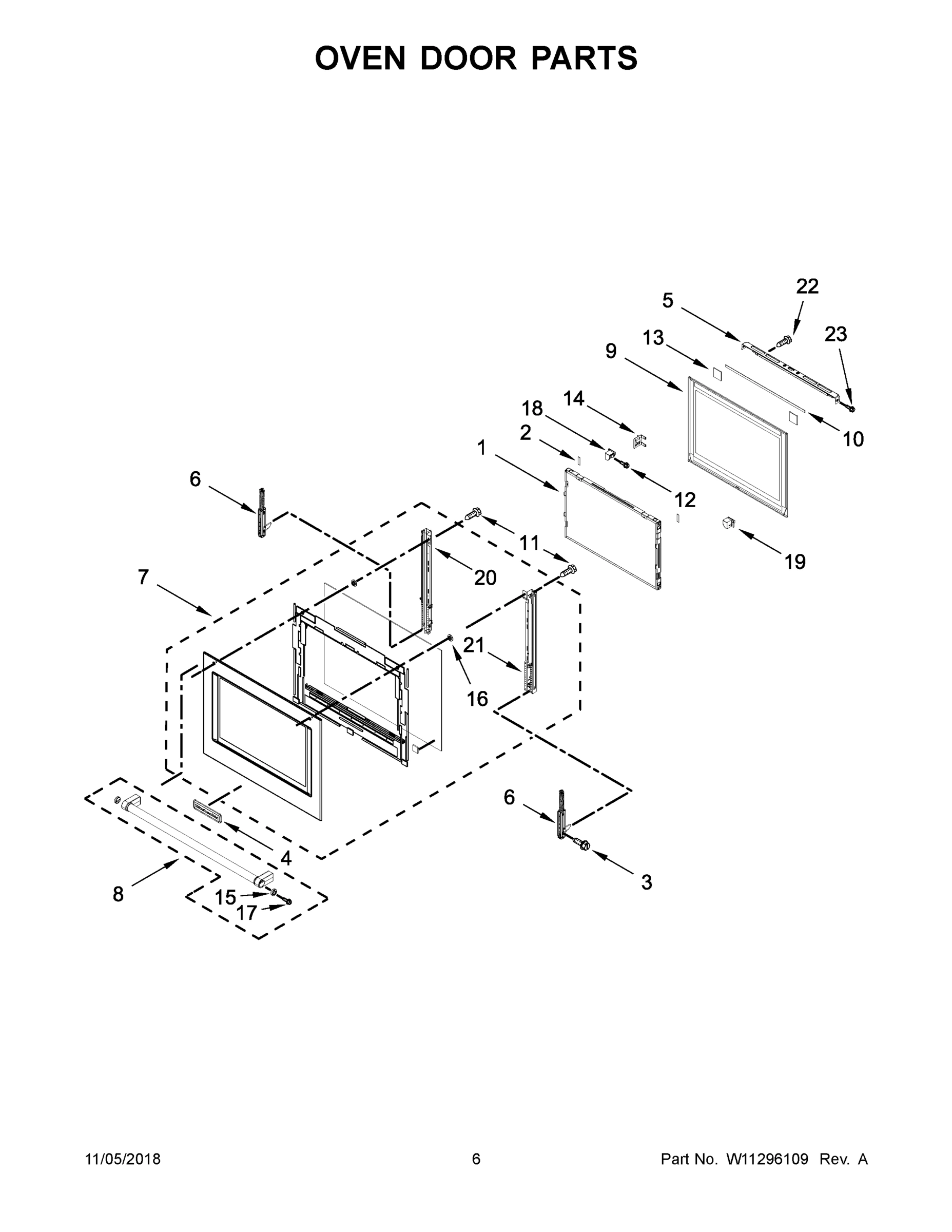 04 - OVEN DOOR PARTS