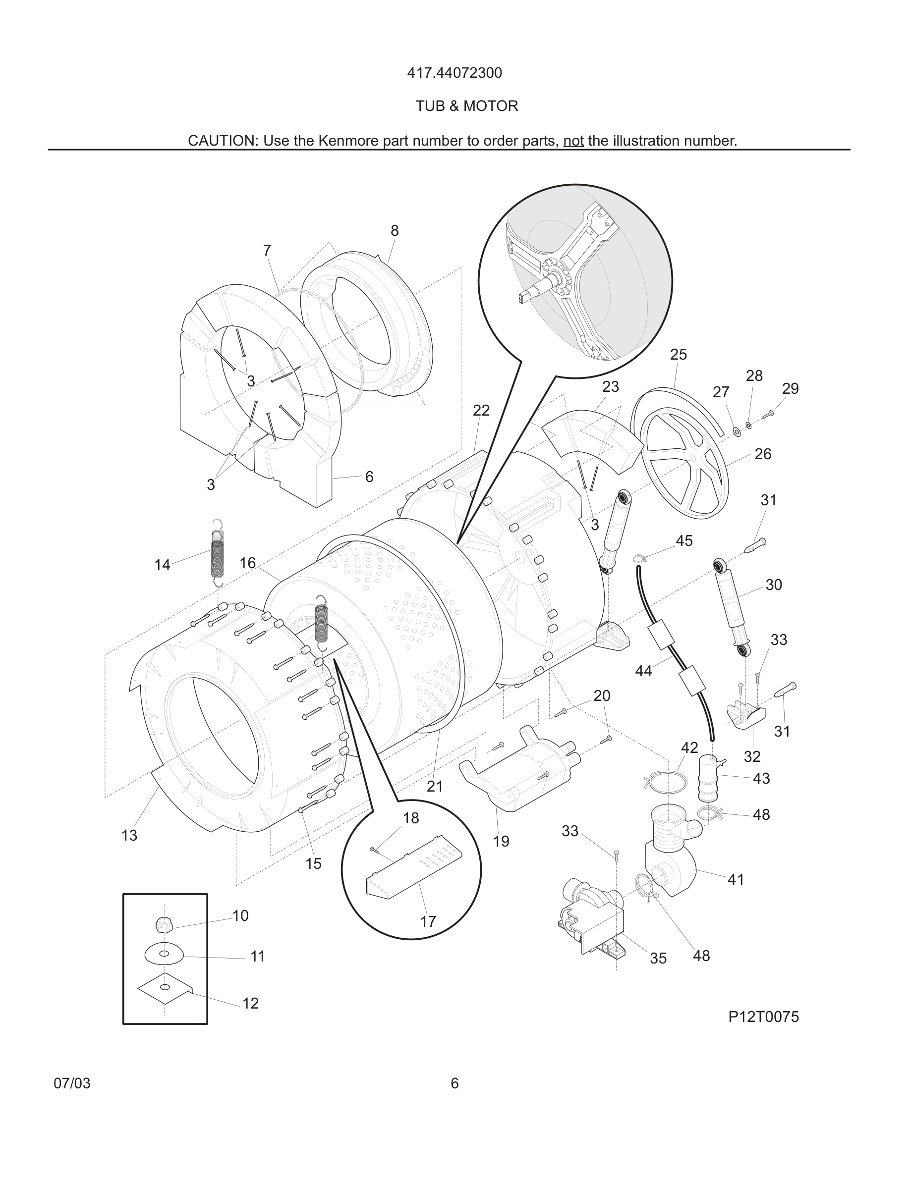 07 - TUB & MOTOR