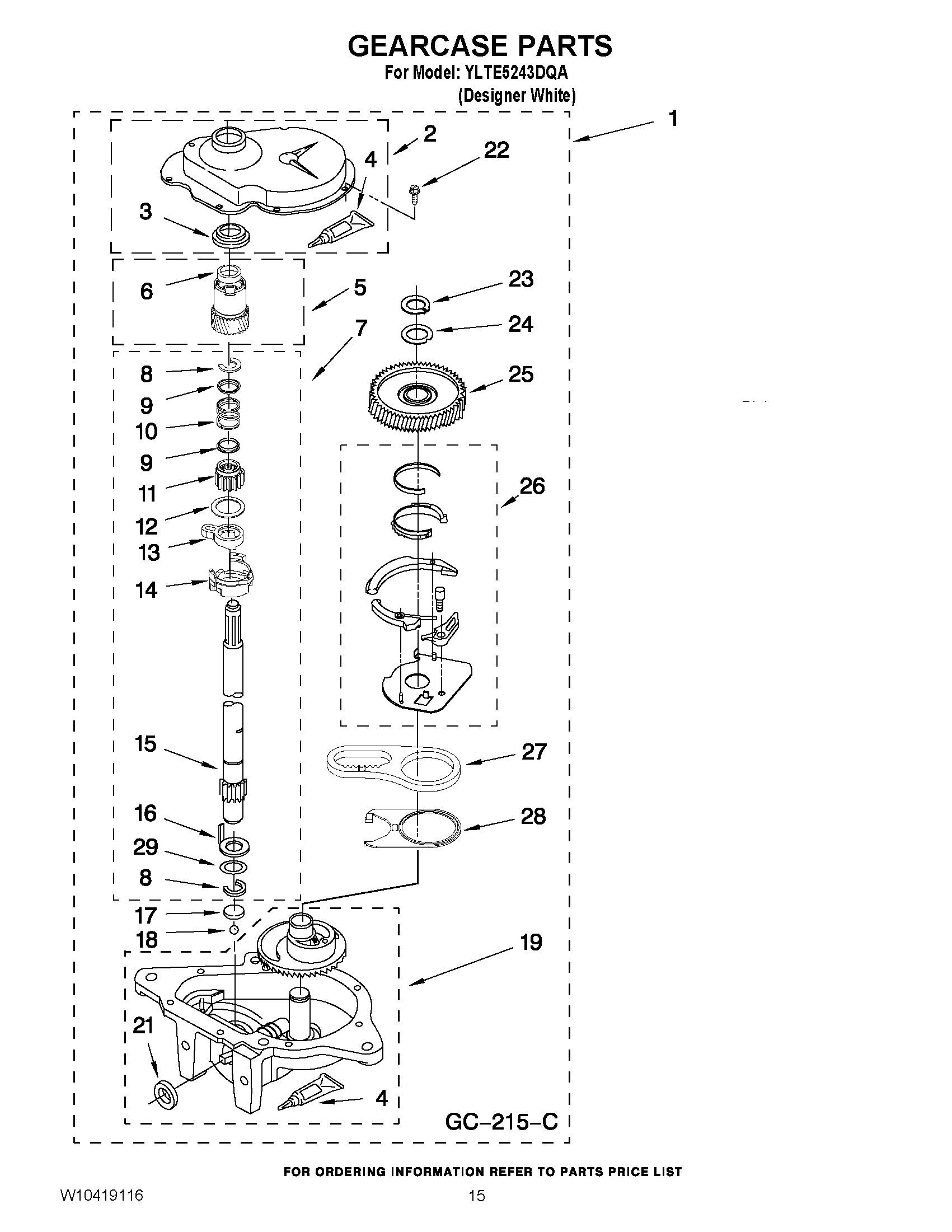 12 - GEARCASE PARTS