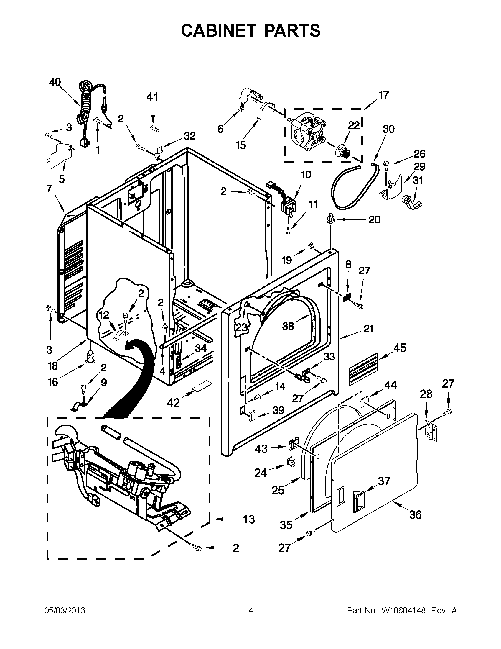 02 - CABINET PARTS