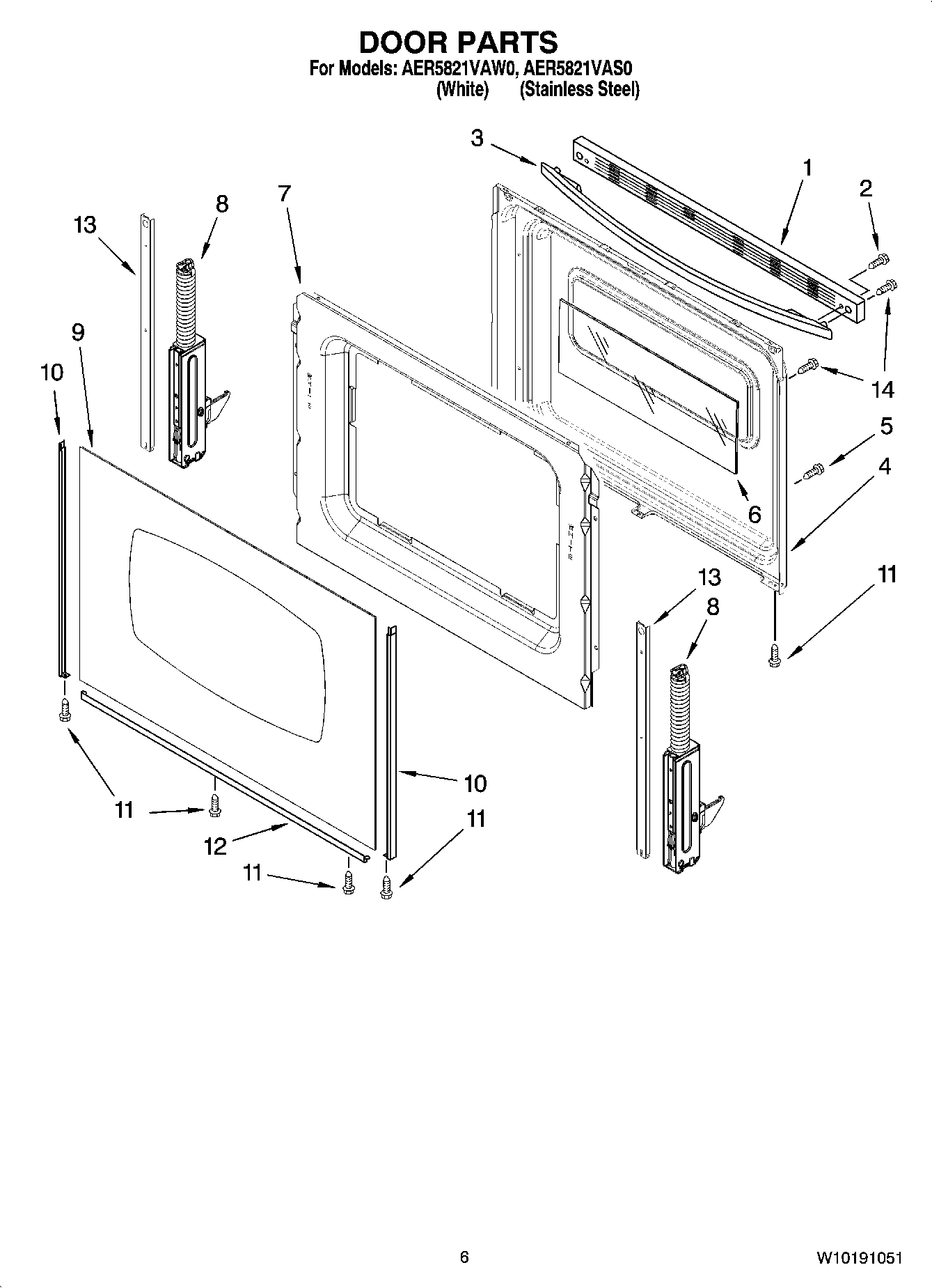 05 - DOOR PARTS, OPTIONAL PARTS (NOT INCLUDED)