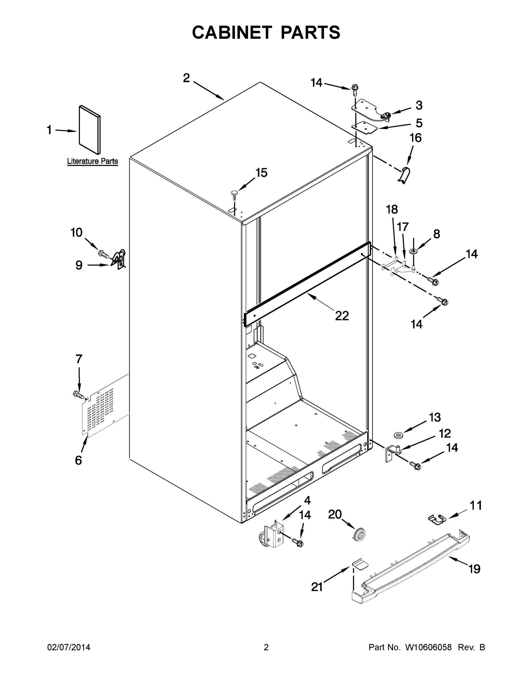 02 - CABINET PARTS