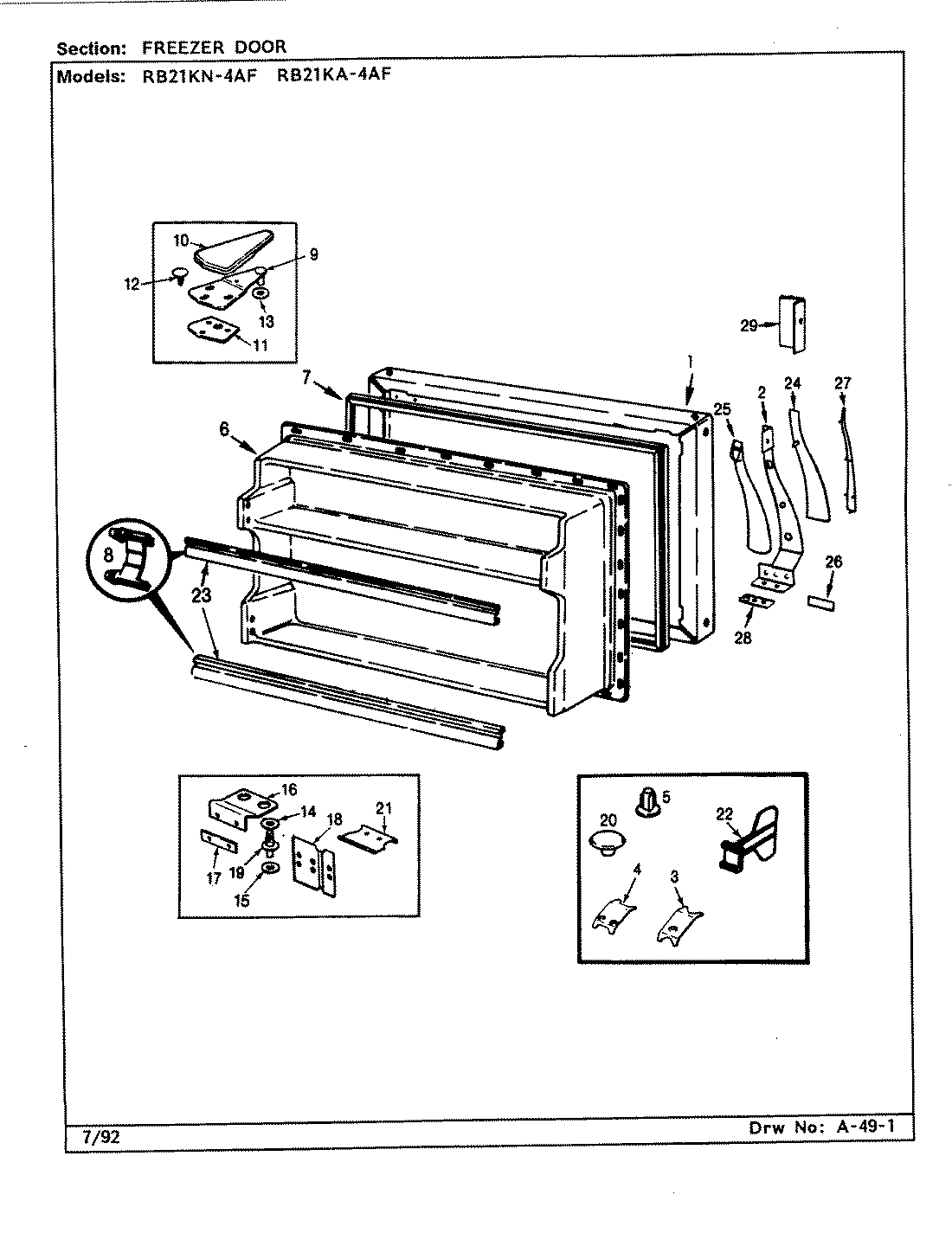 03 - FREEZER DOOR