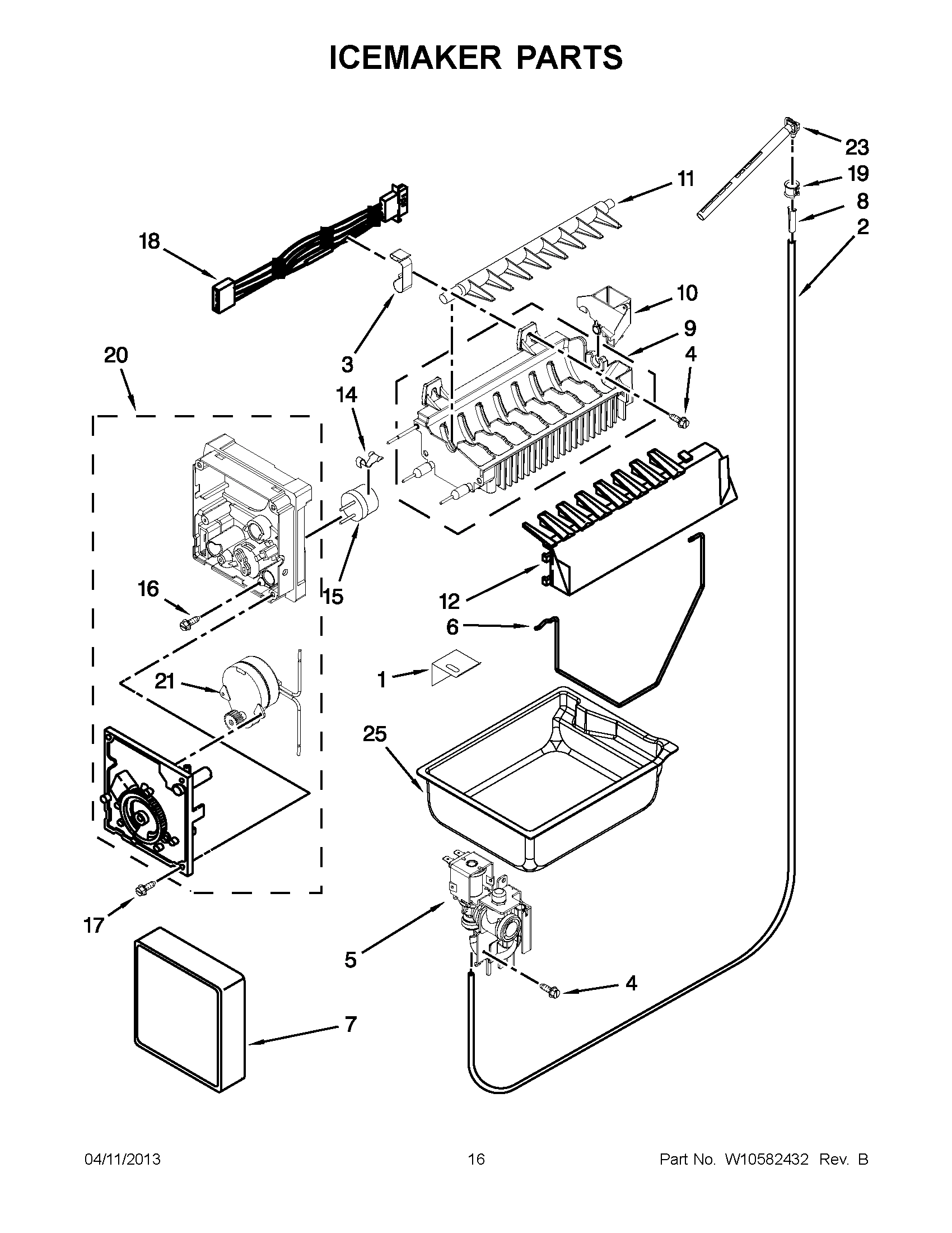 08 - ICEMAKER PARTS