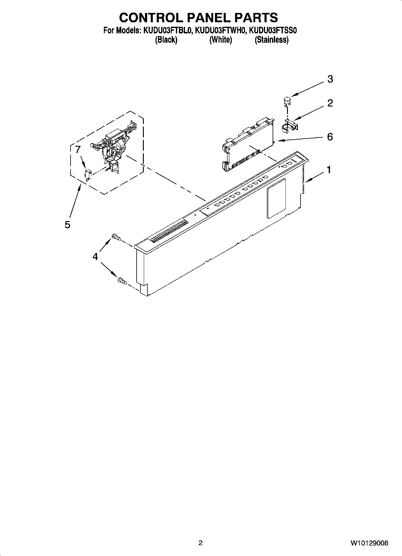 02 - CONTROL PANEL PARTS