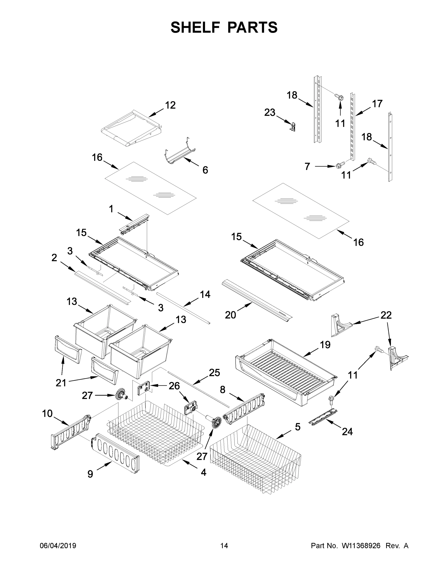 08 - SHELF PARTS