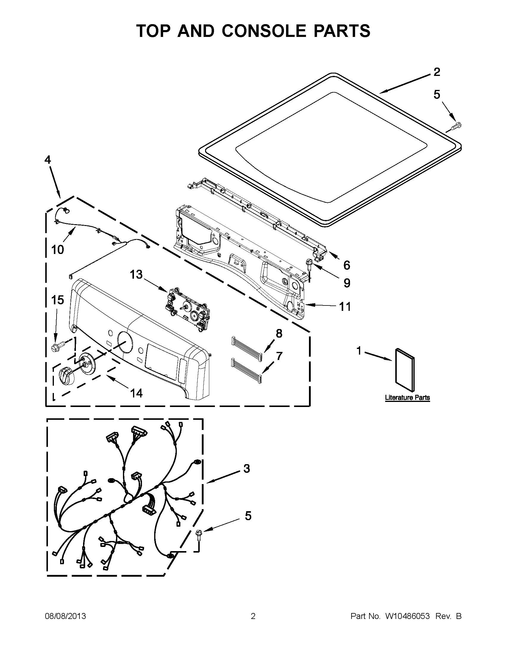 02 - TOP AND CONSOLE PARTS