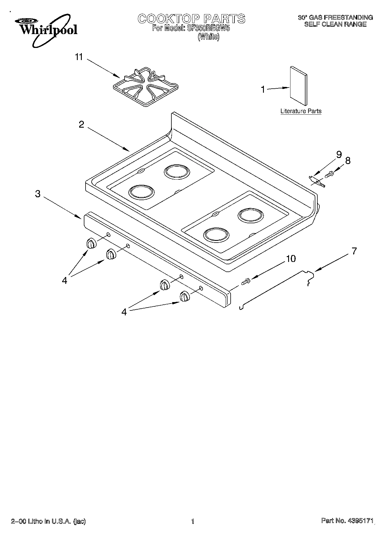 01 - COOKTOP, LITERATURE