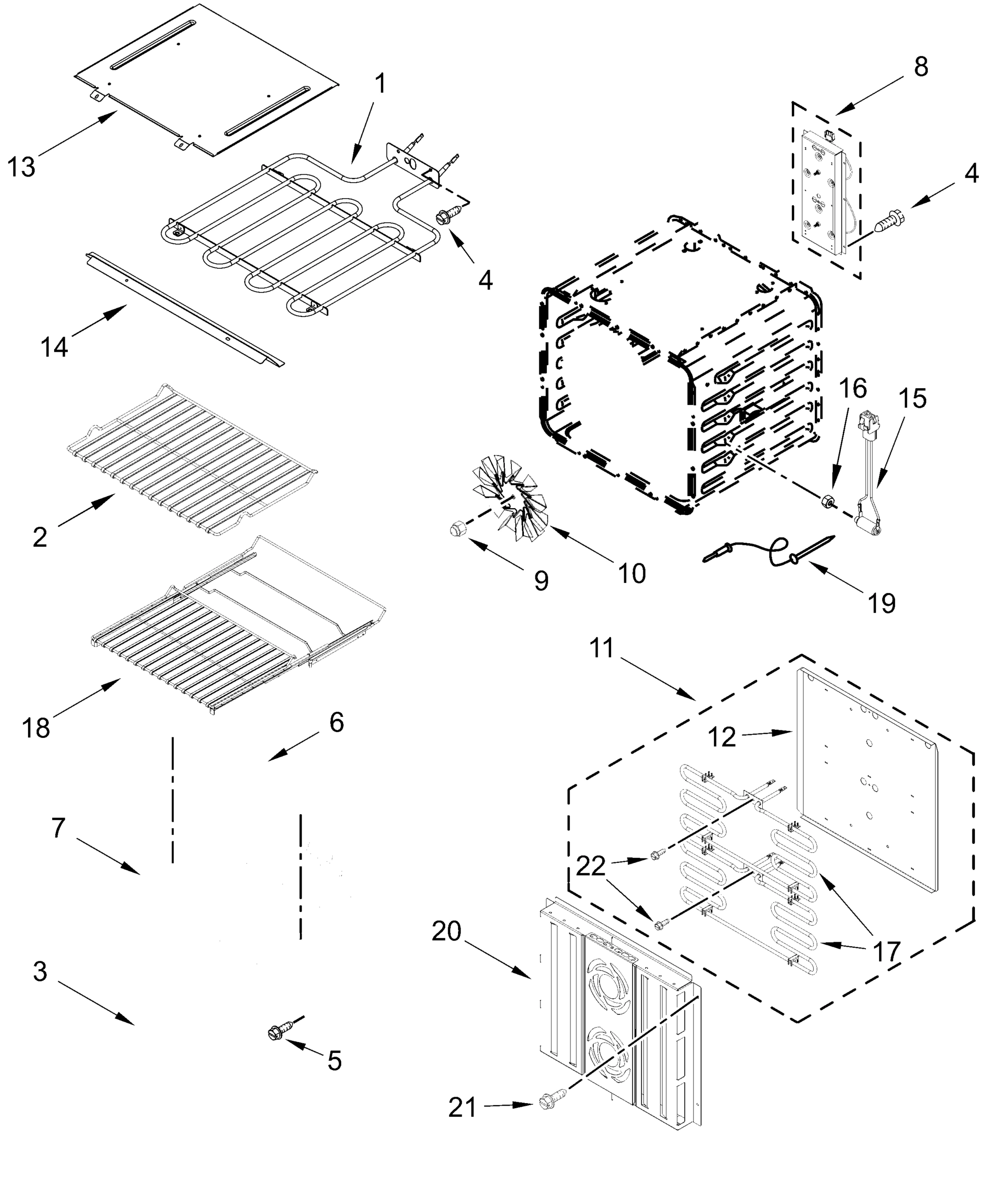 INTERNAL OVEN PARTS