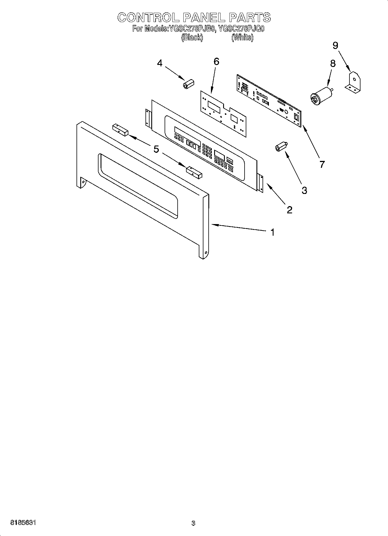 02 - CONTROL PANEL PARTS