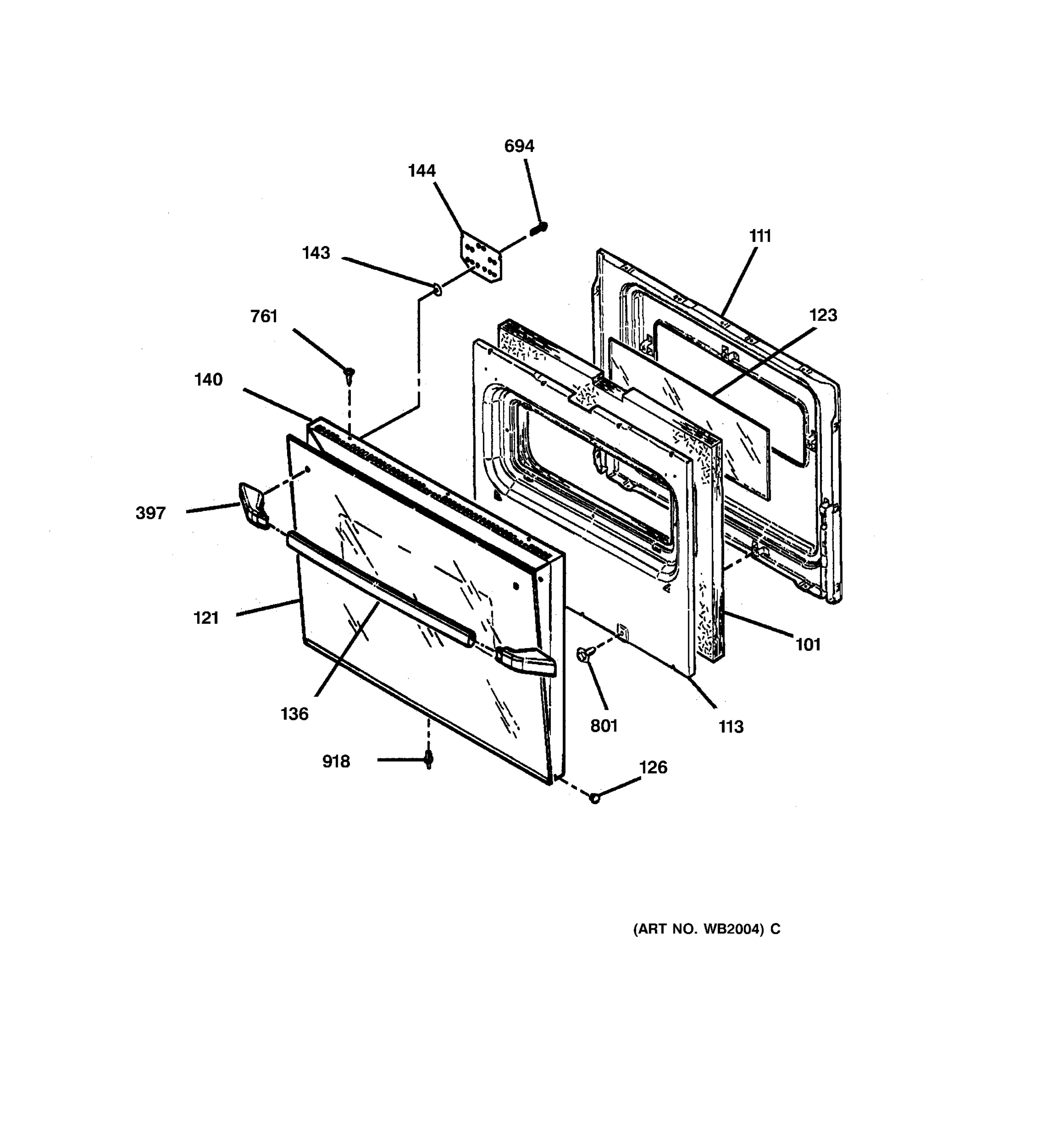 OVEN DOOR