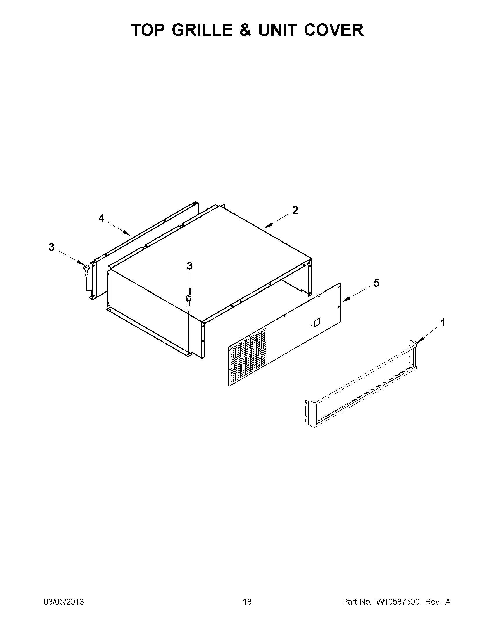 09 - TOP GRILLE & UNIT COVER