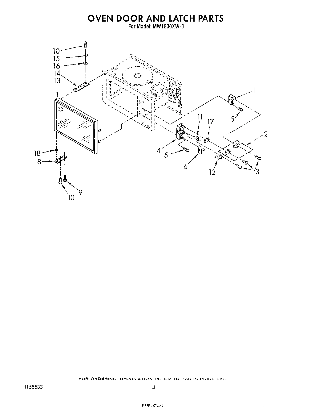 04 - OVEN DOOR AND LATCH