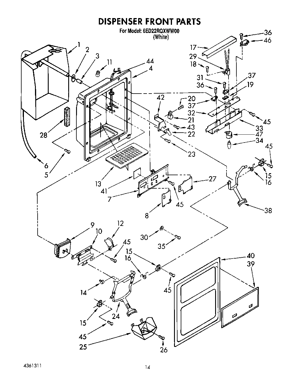 09 - DISPENSER FRONT