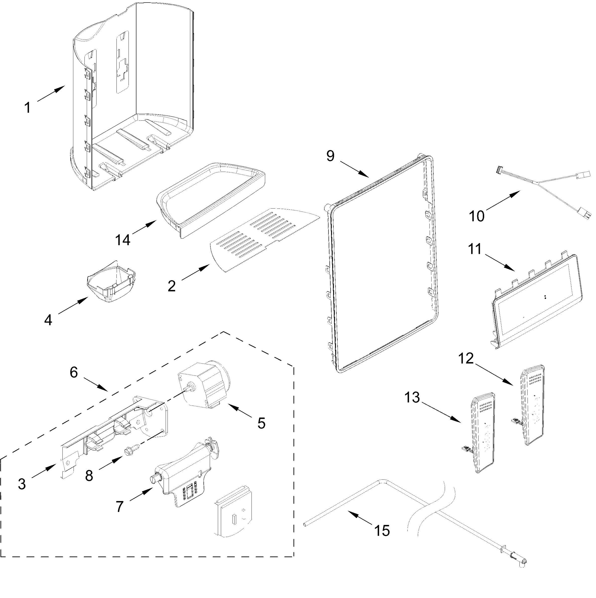DISPENSER PARTS