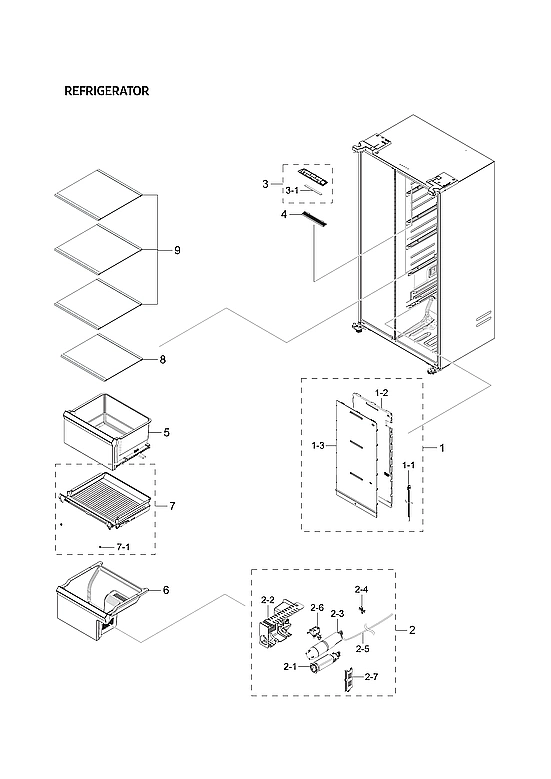 REFRIGERATOR PARTS