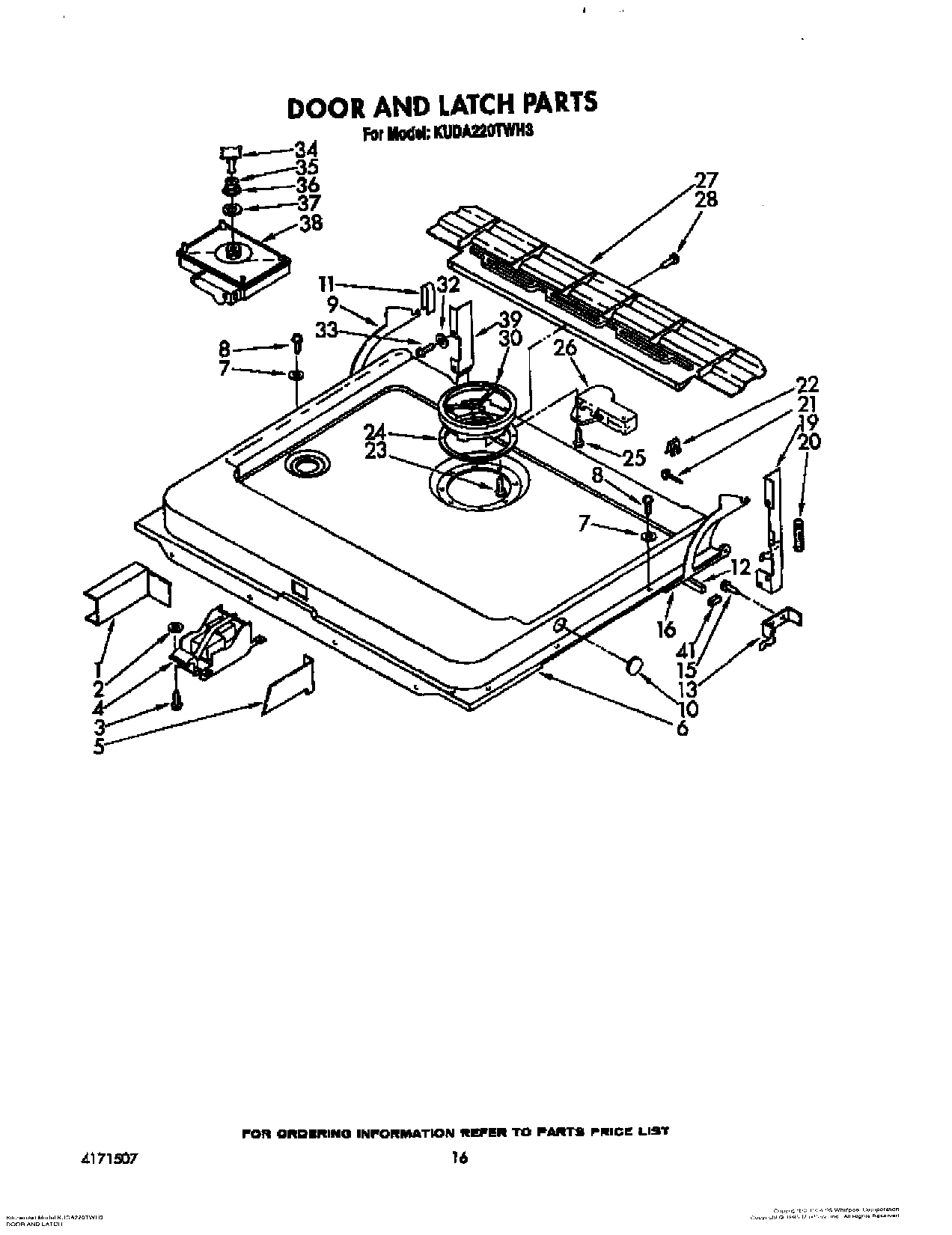 13 - DOOR AND LATCH