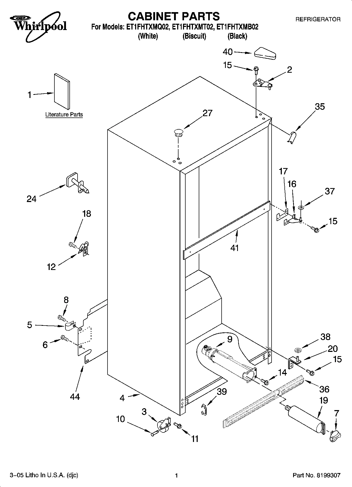 01 - CABINET PARTS
