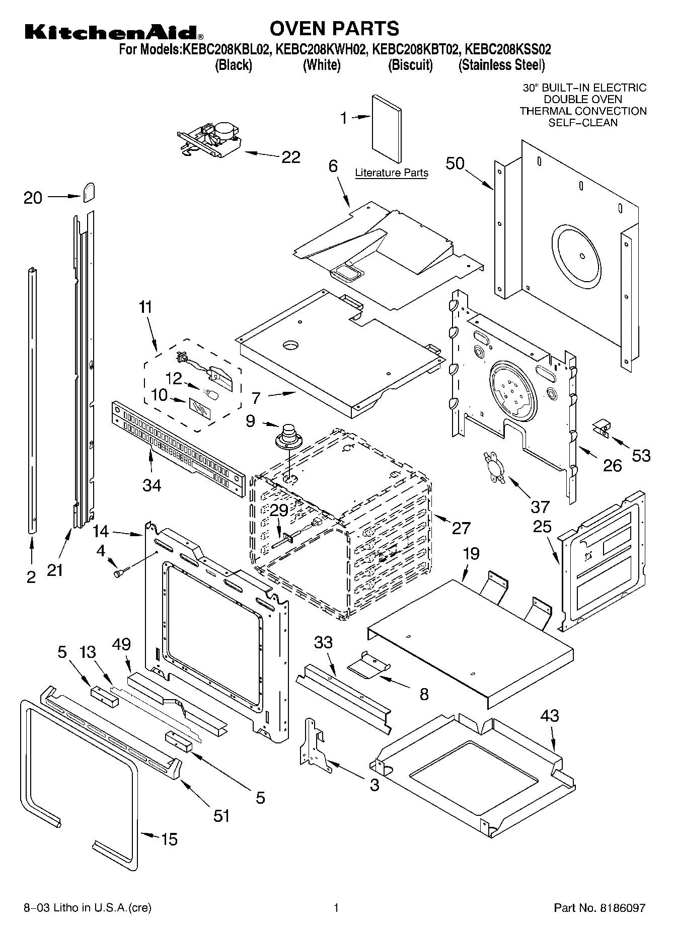 01 - OVEN PARTS