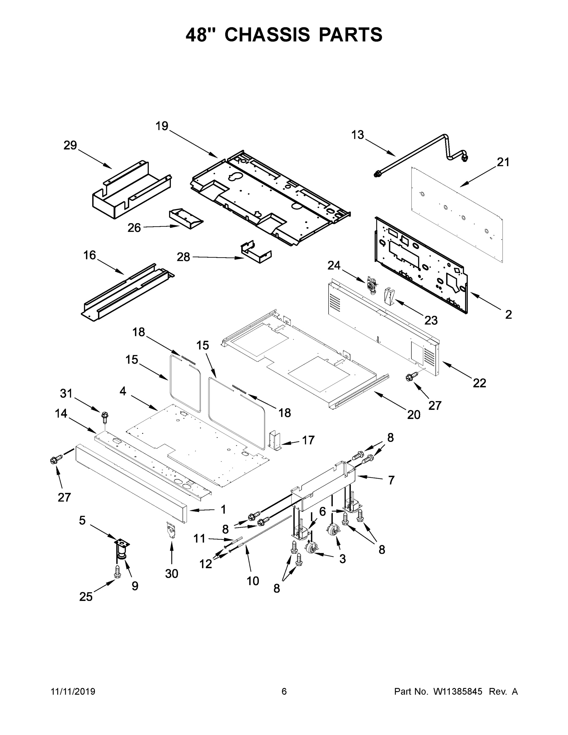 04 - 48" CHASSIS PARTS