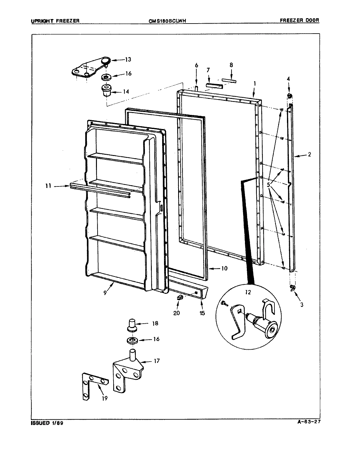 02 - FREEZER DOOR