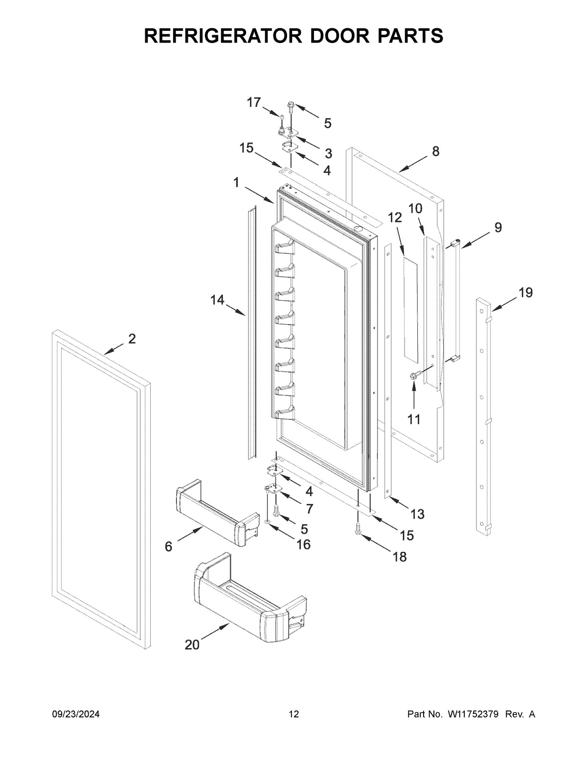07 - REFRIGERATOR DOOR PARTS