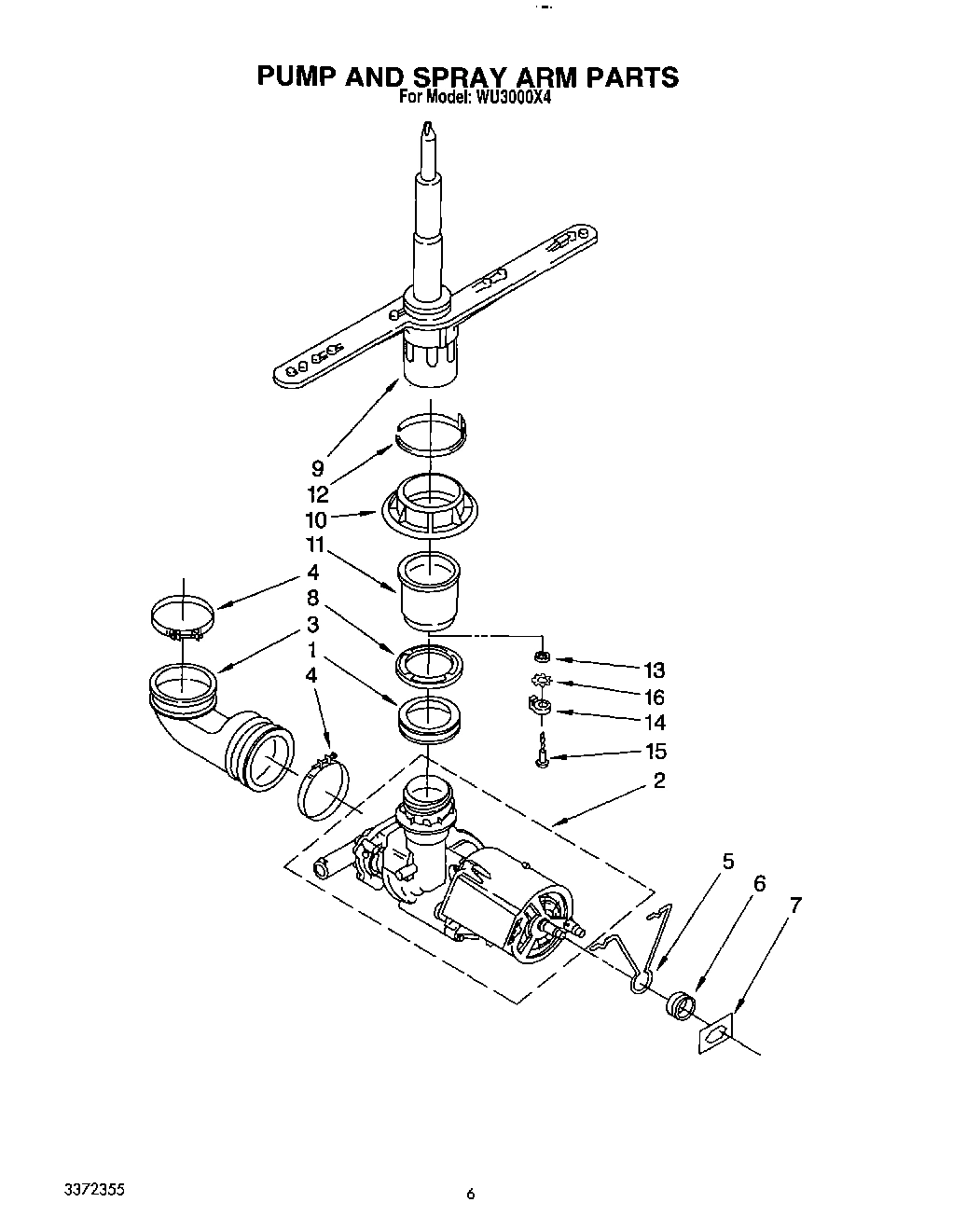 05 - PUMP AND SPRAY ARM