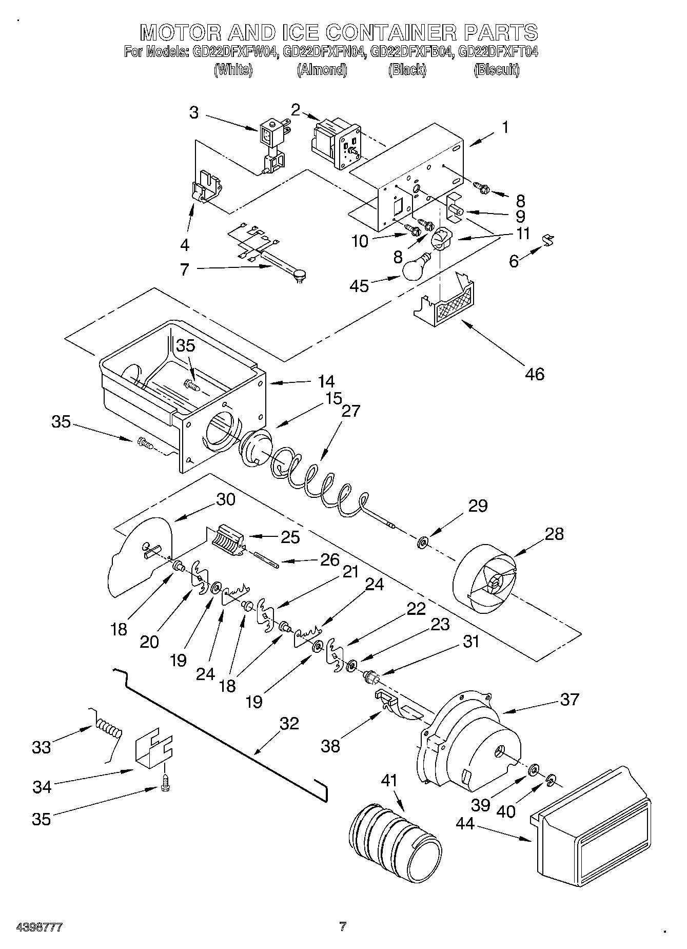 06 - MOTOR AND ICE CONTAINER