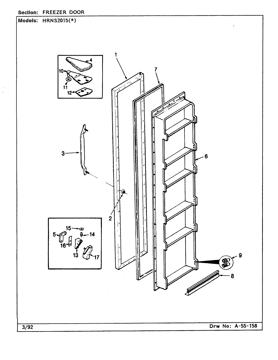 02 - FREEZER DOOR