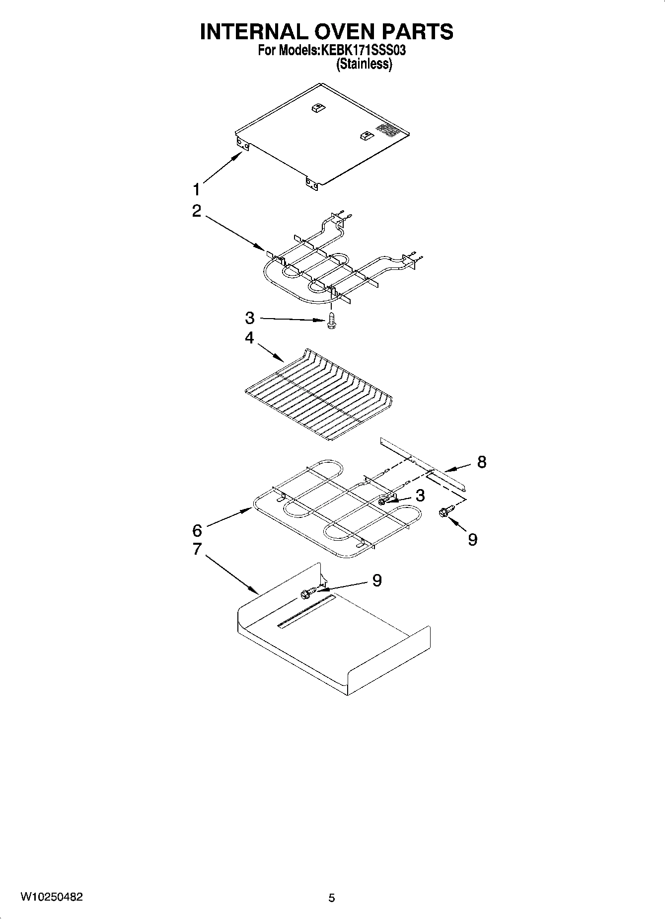 04 - INTERNAL OVEN PARTS