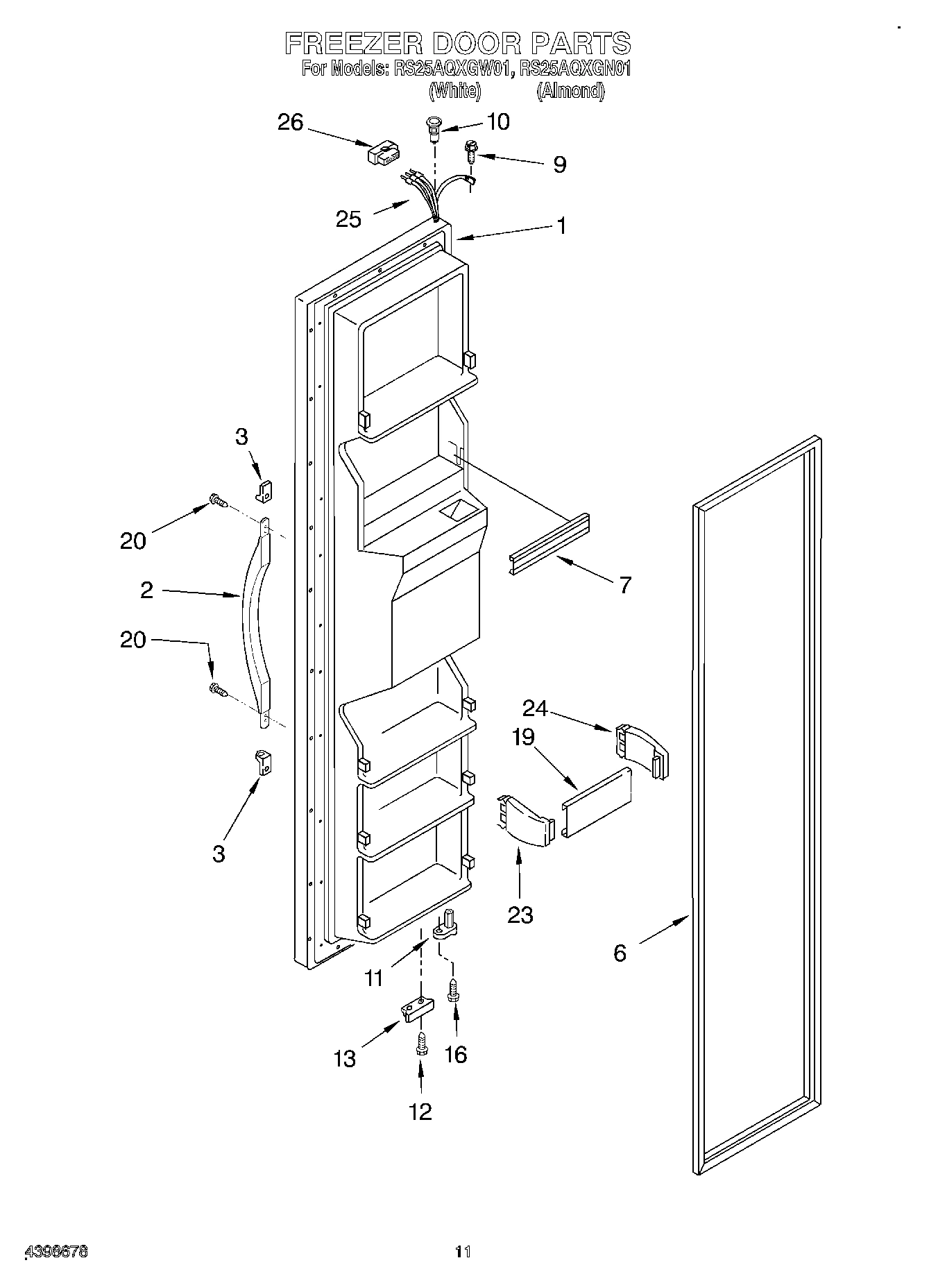 07 - FREEZER DOOR