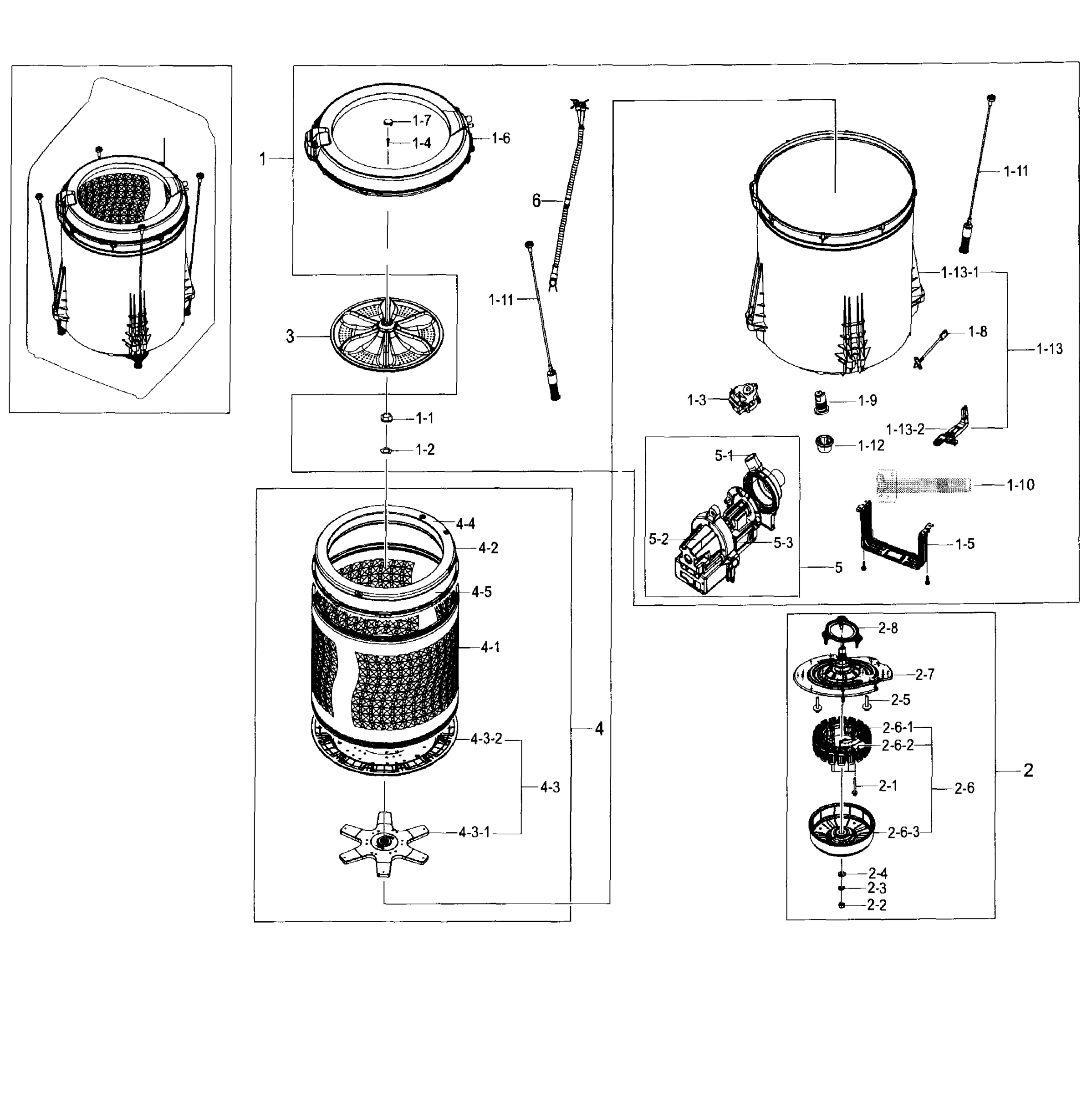 Tub Section