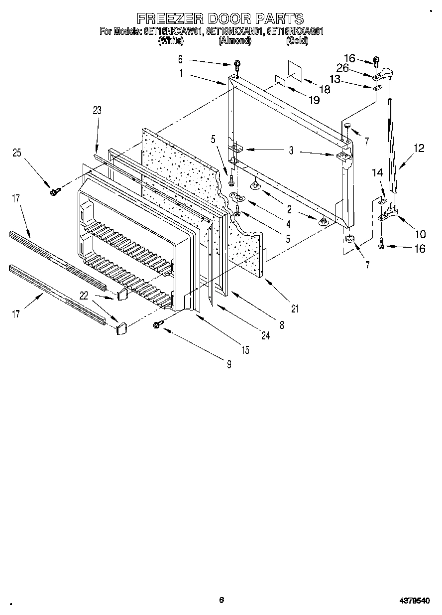 05 - FREEZER DOOR