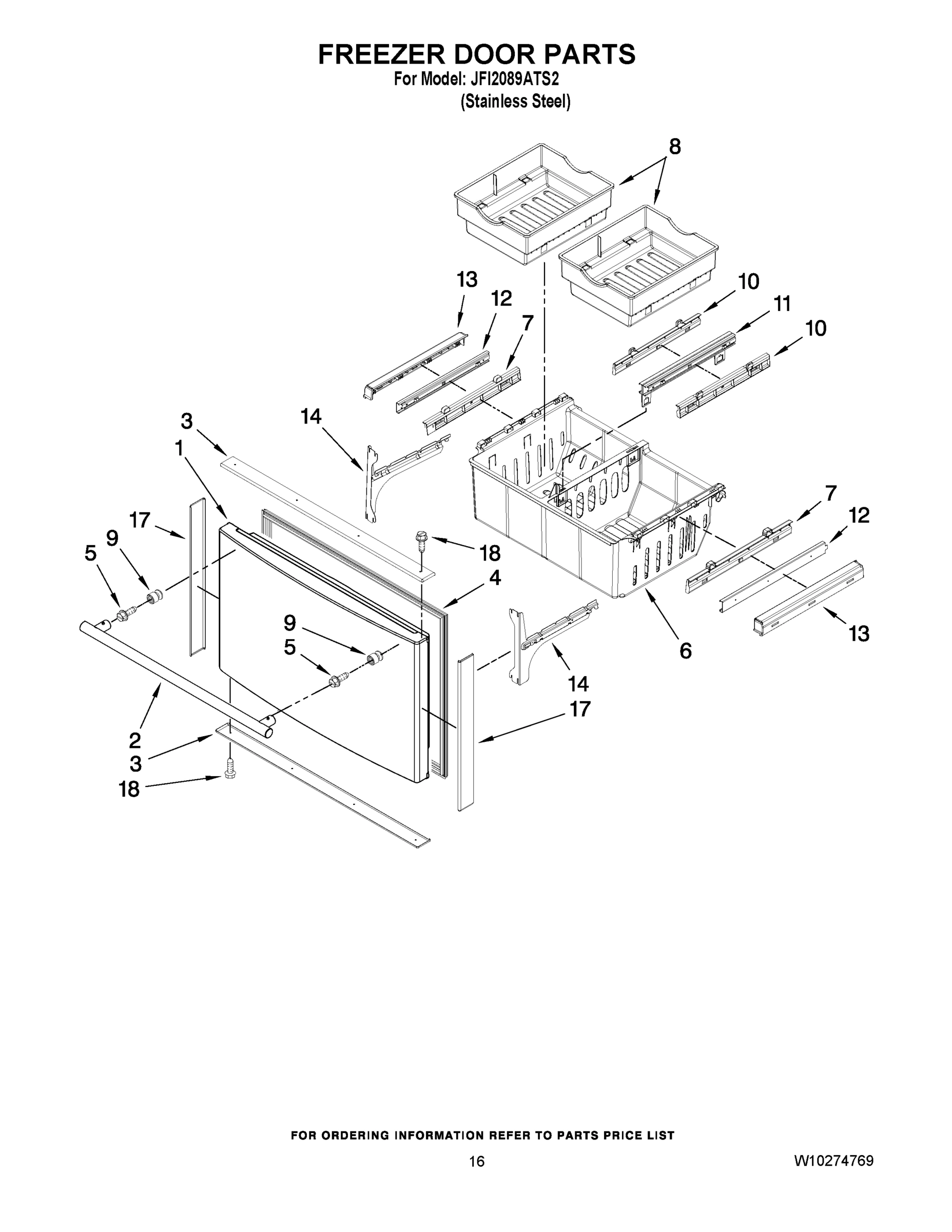 09 - FREEZER DOOR PARTS