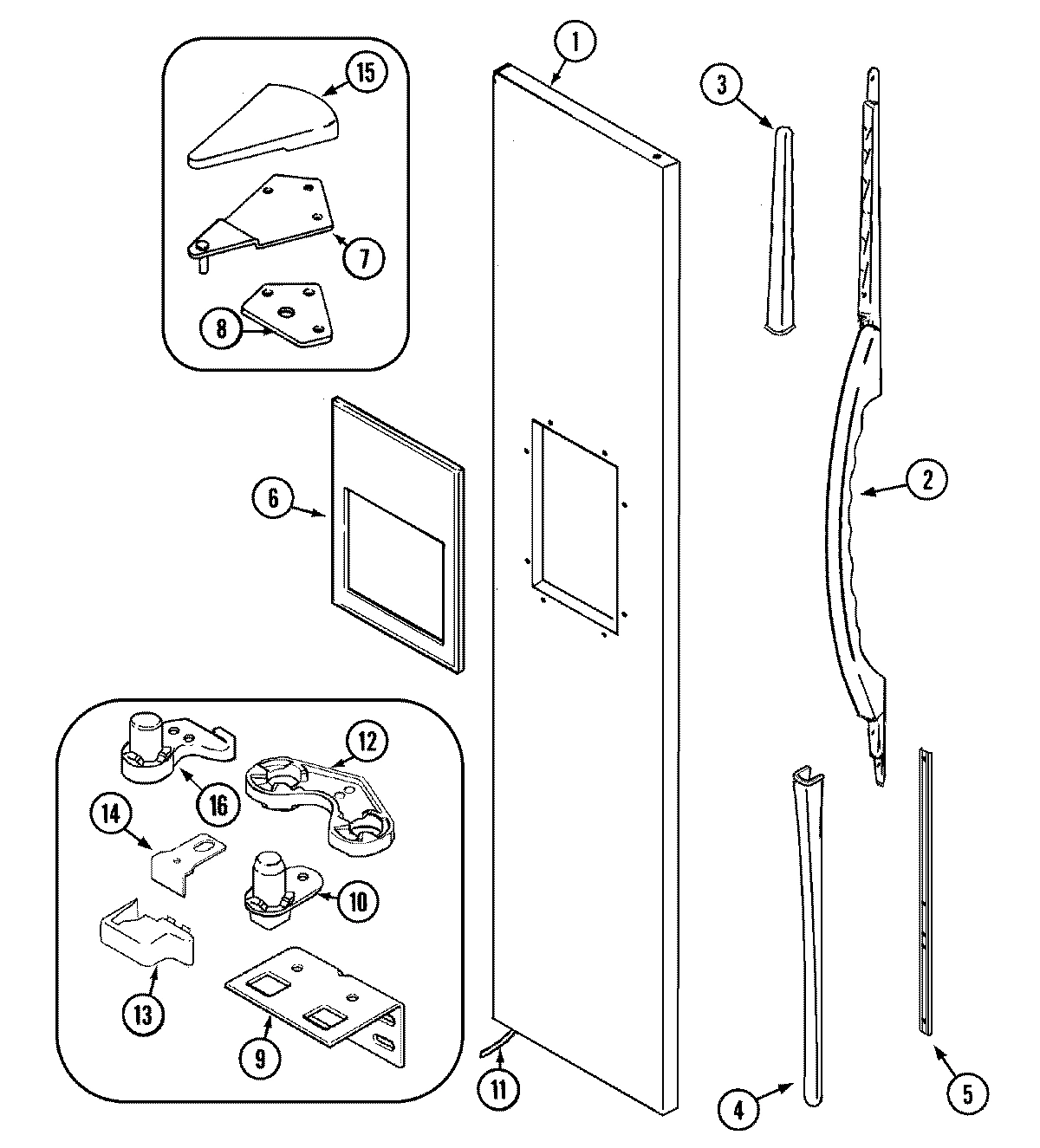06 - FREEZER OUTER DOOR