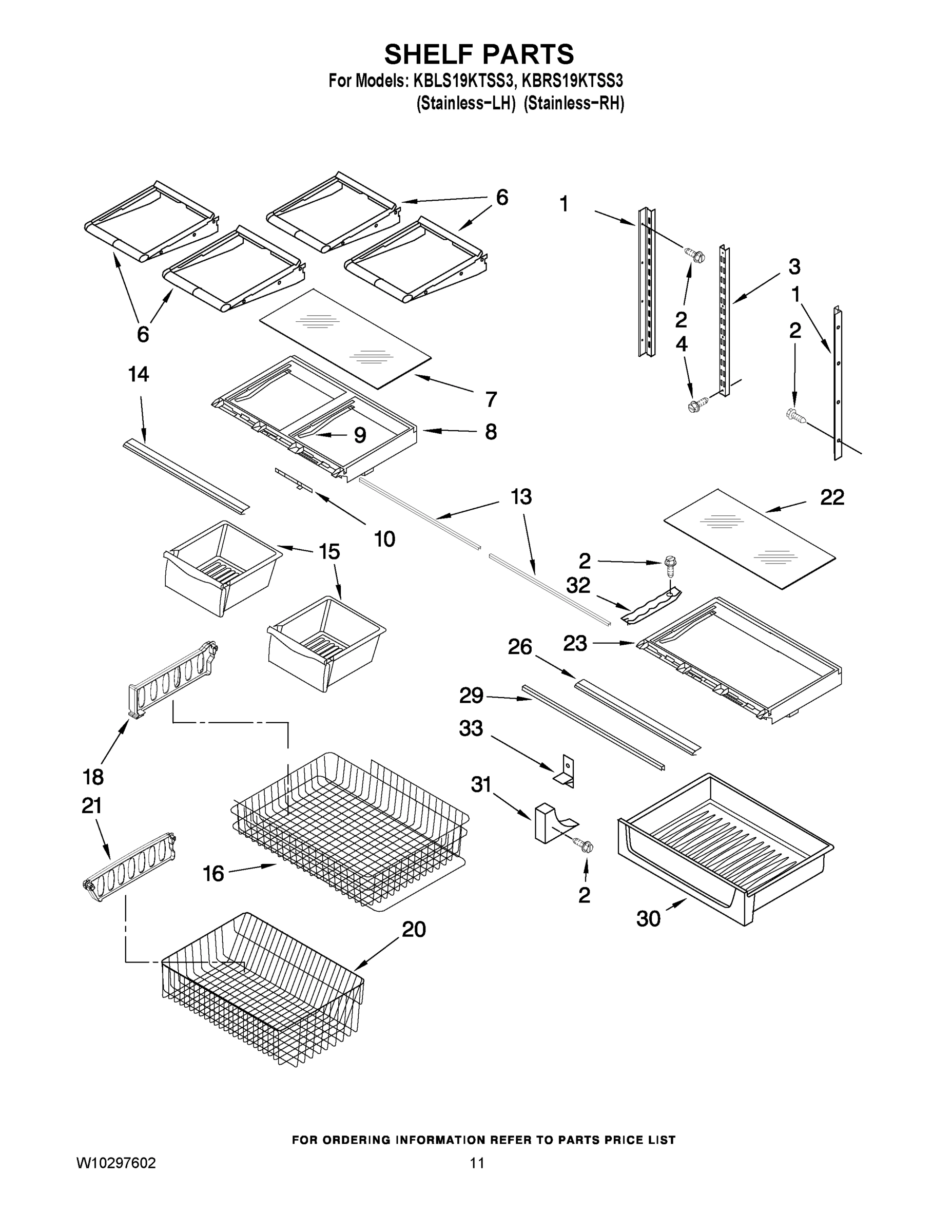 06 - FREEZER DOOR PARTS