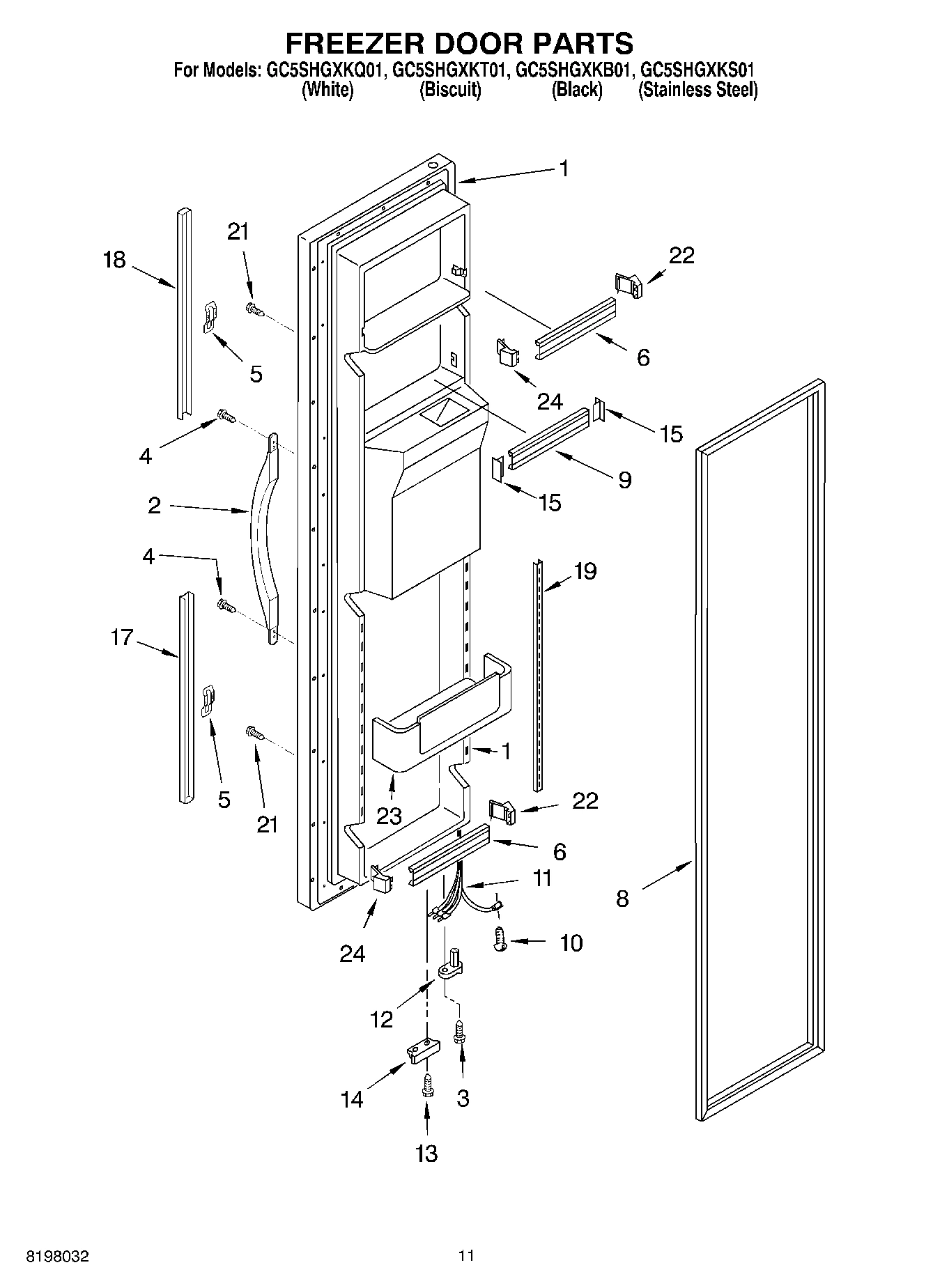 07 - FREEZER DOOR