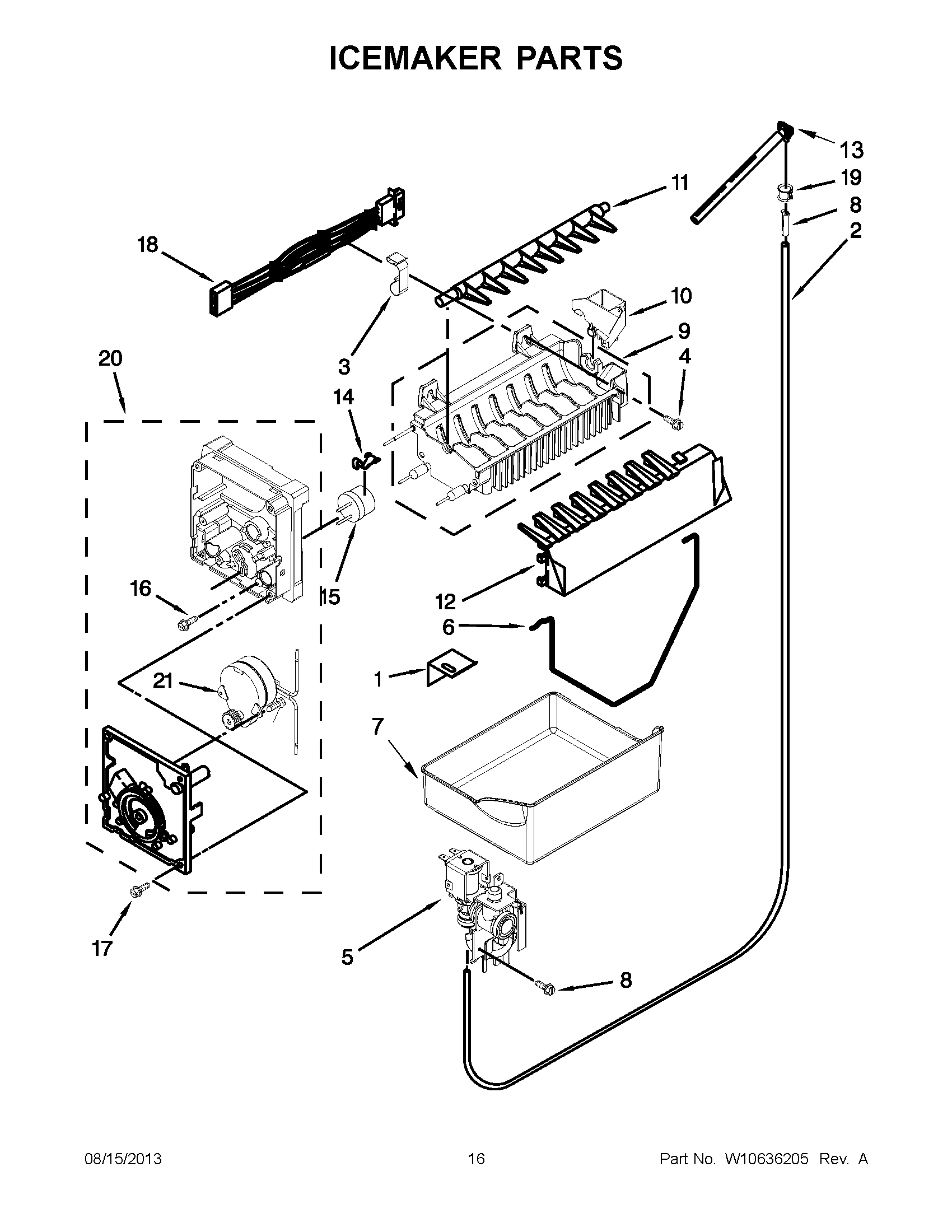 08 - ICEMAKER PARTS