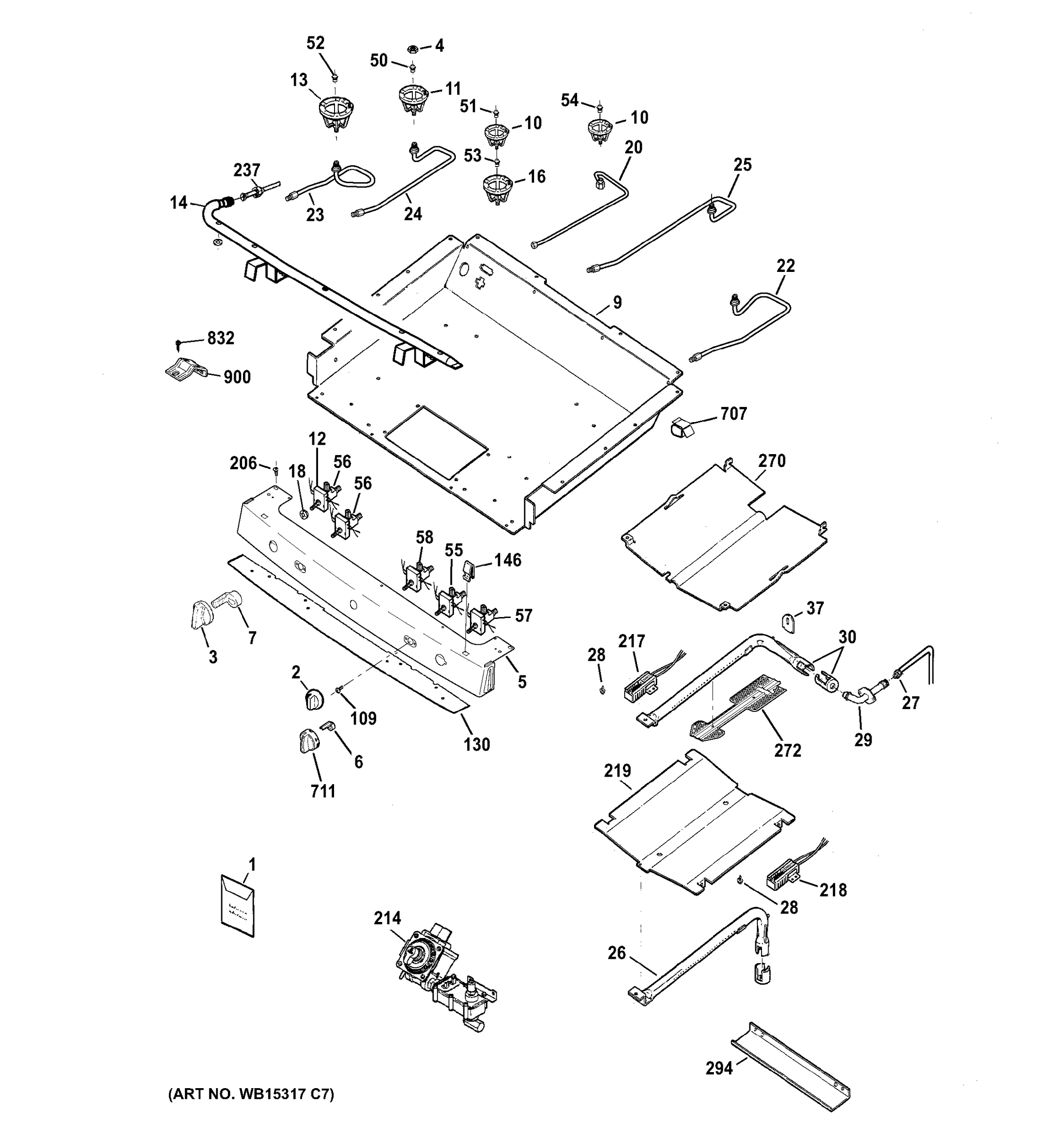 GAS & BURNER PARTS