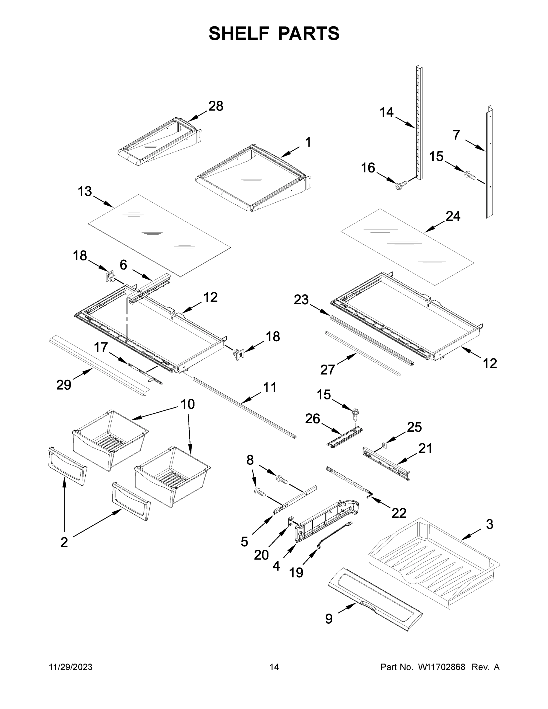 08 - SHELF PARTS