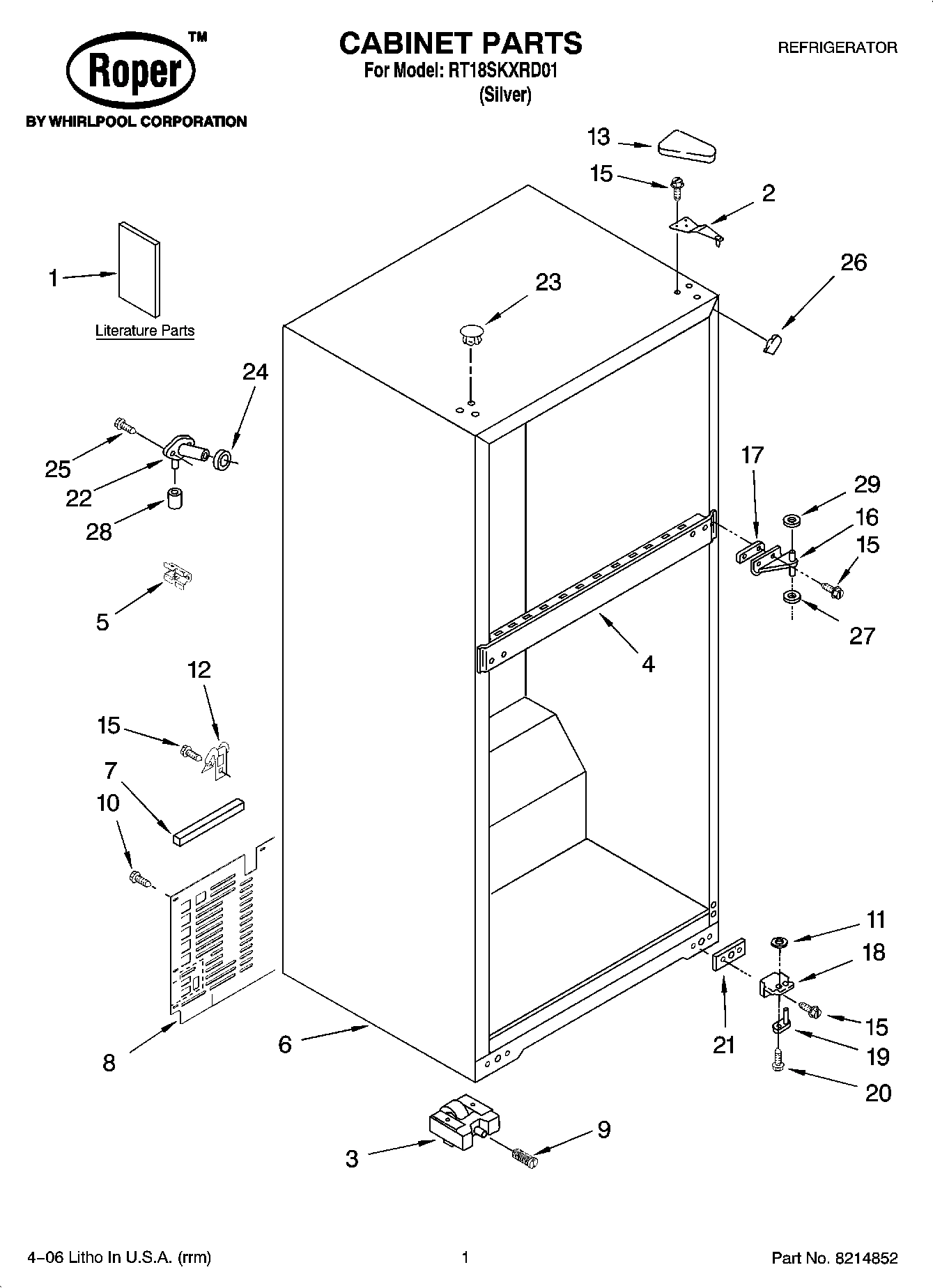 01 - CABINET PARTS