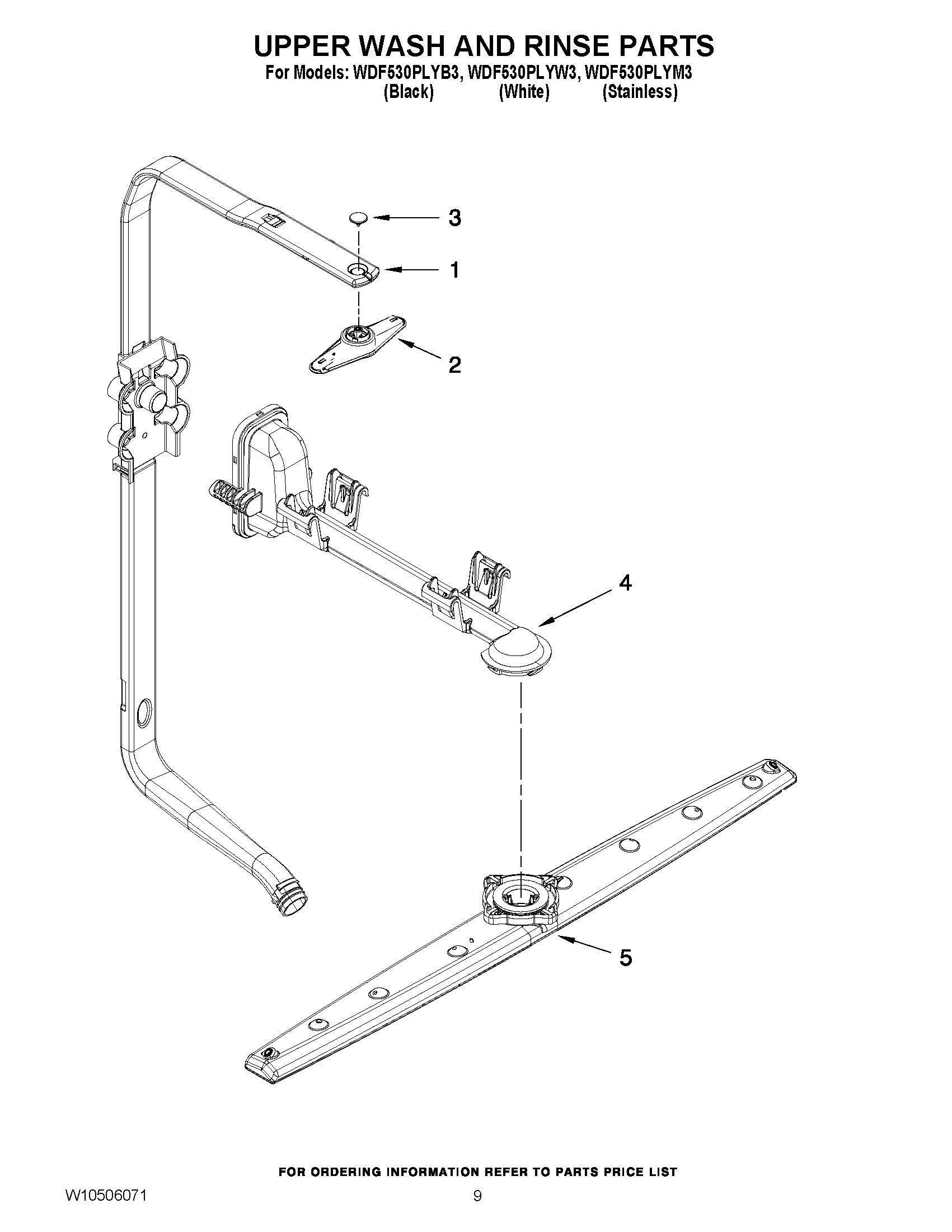 07 - UPPER WASH AND RINSE PARTS