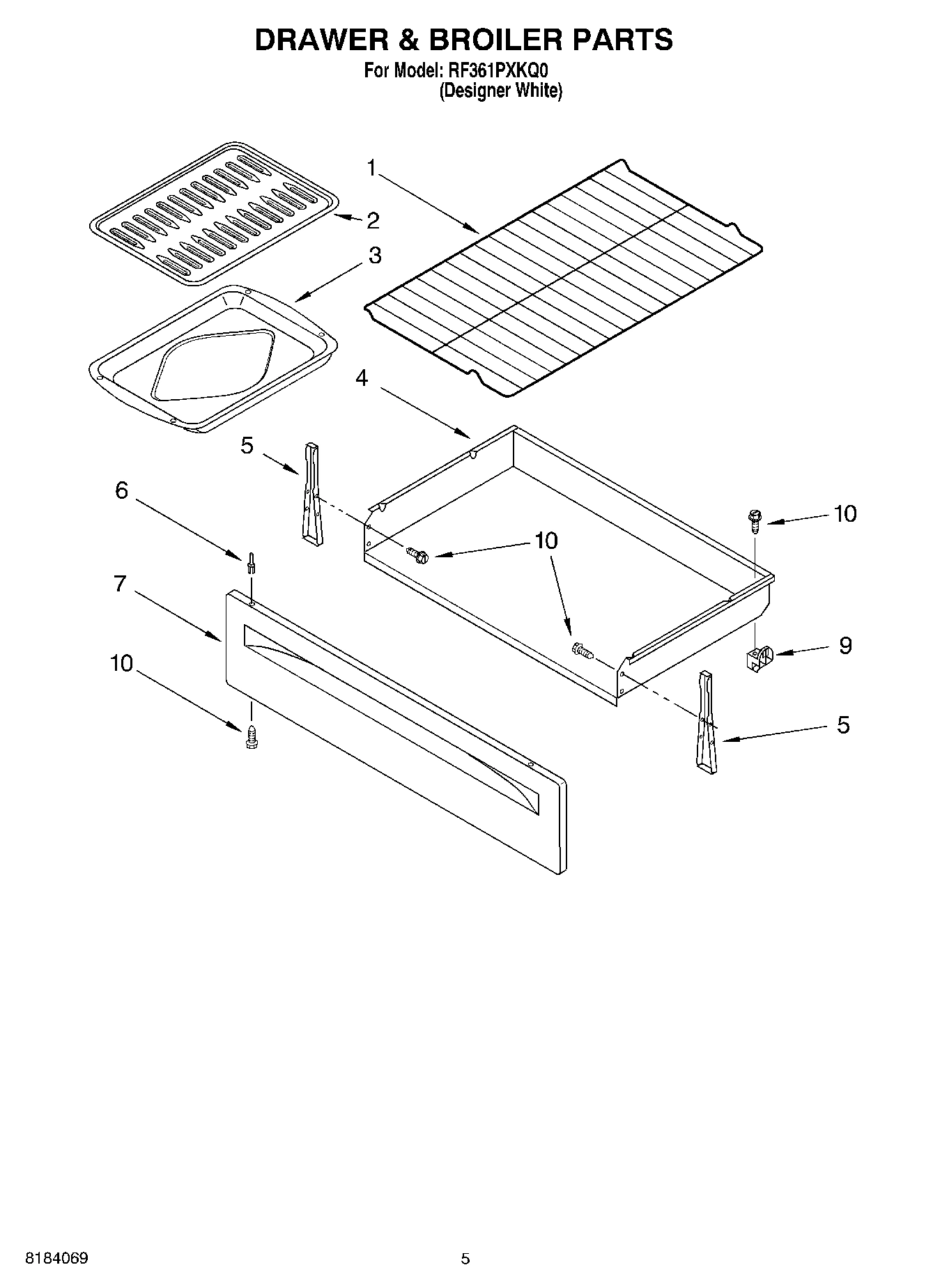 04 - DRAWER & BROILER PARTS