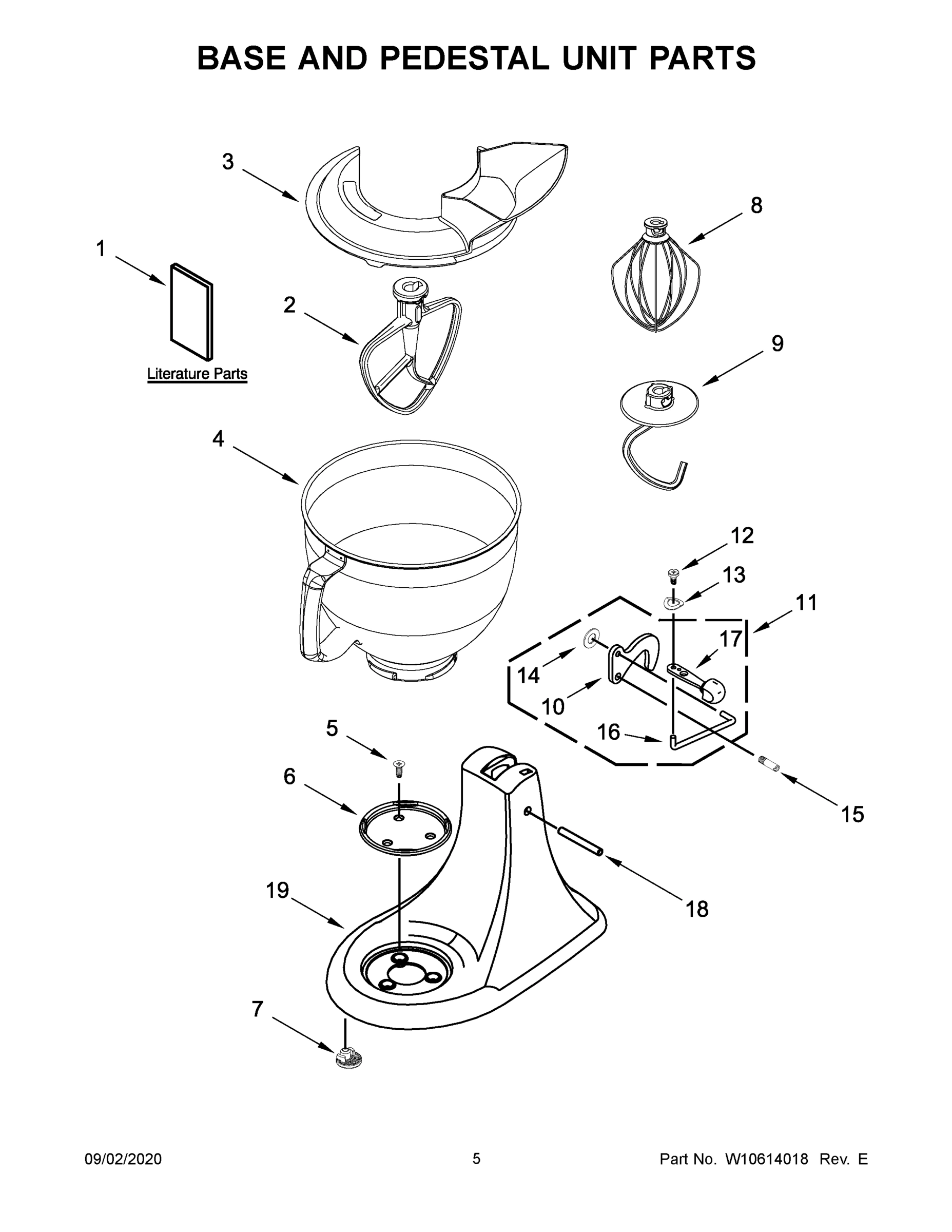 03 - BASE AND PEDESTAL UNIT PARTS