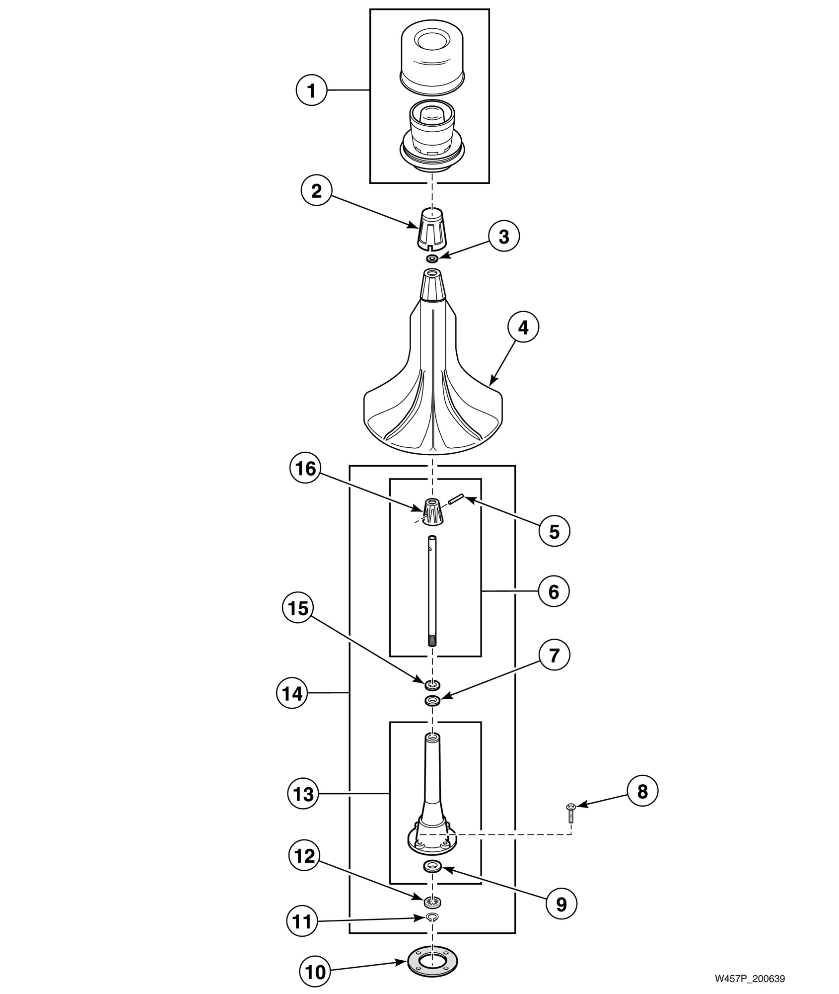 Agitator and Post