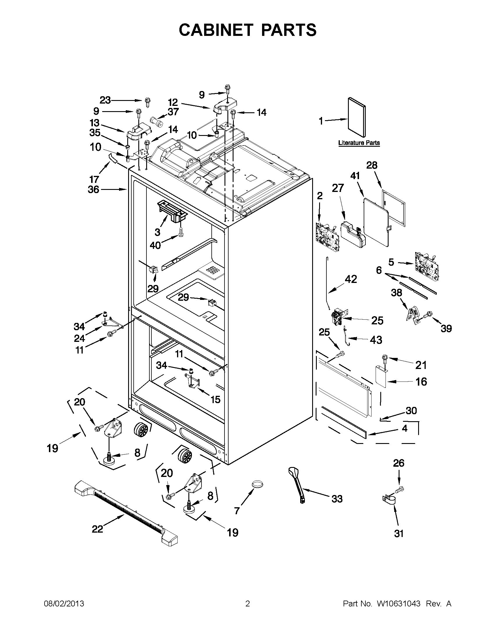 01 - CABINET PARTS