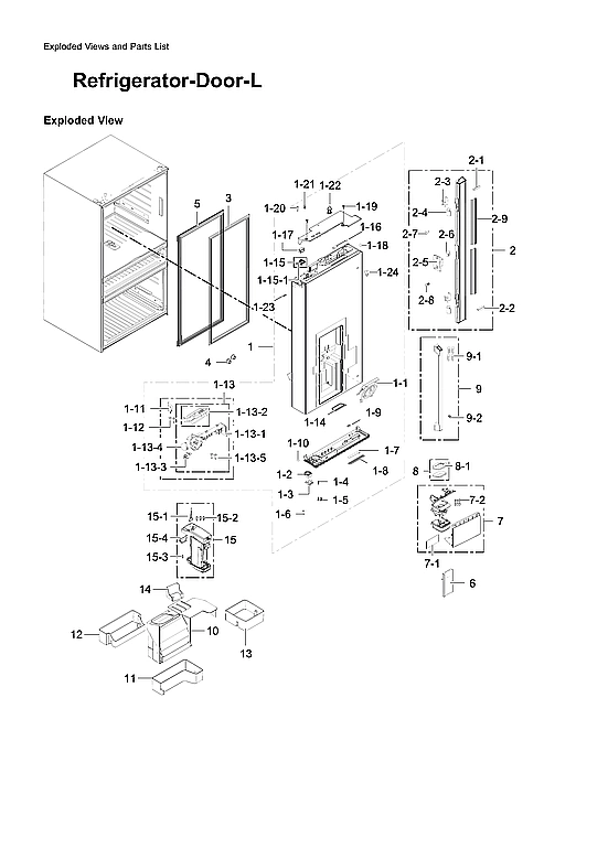 FREEZER DOOR PARTS
