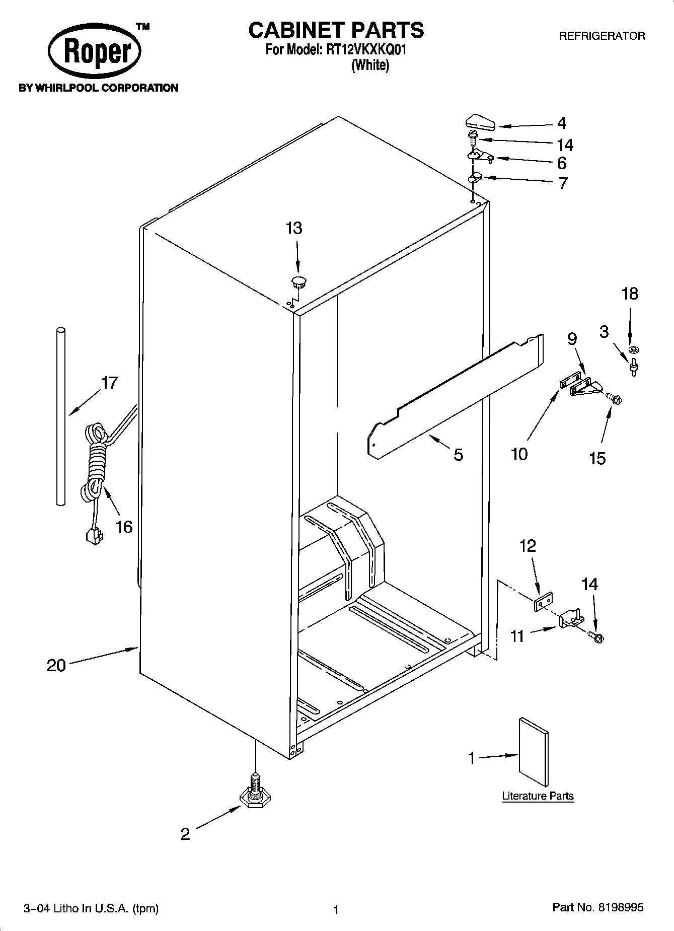 01 - CABINET PARTS