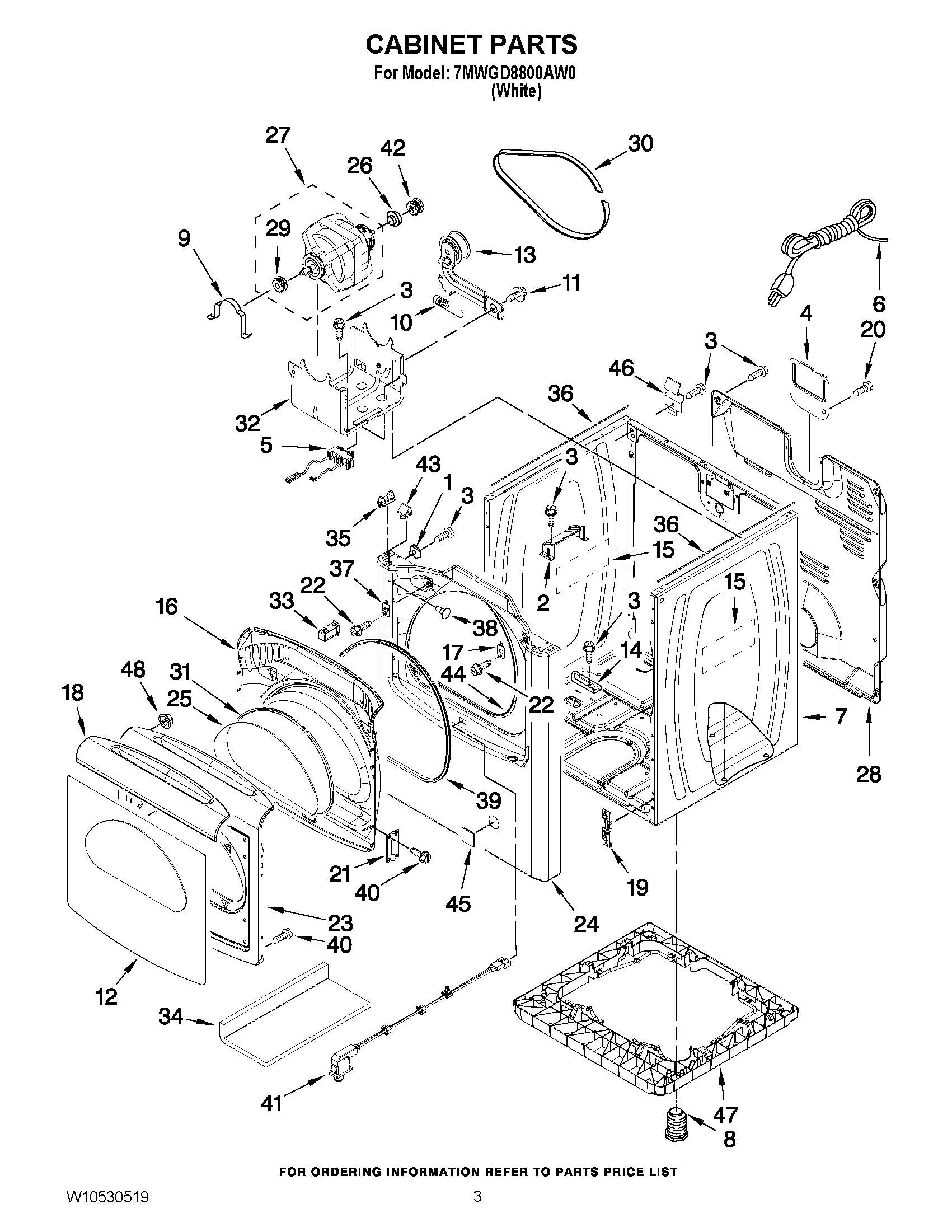 02 - CABINET PARTS